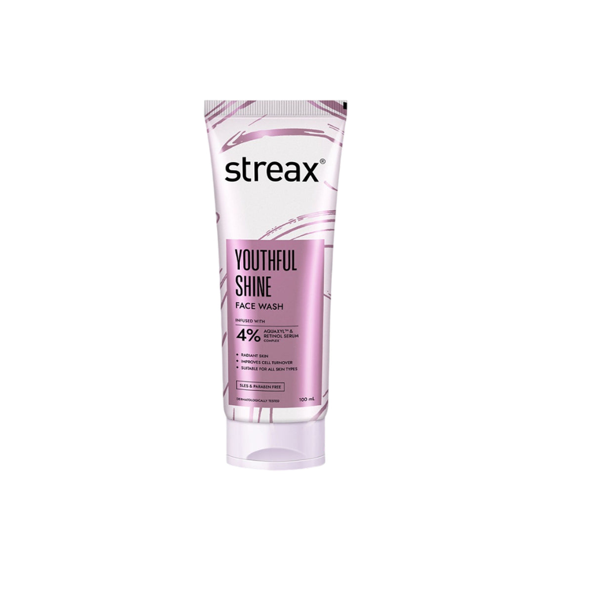 Streax Skin Youthful Shine Face Wash Cleanser For Reduction In Fine Lines & Wrinkles