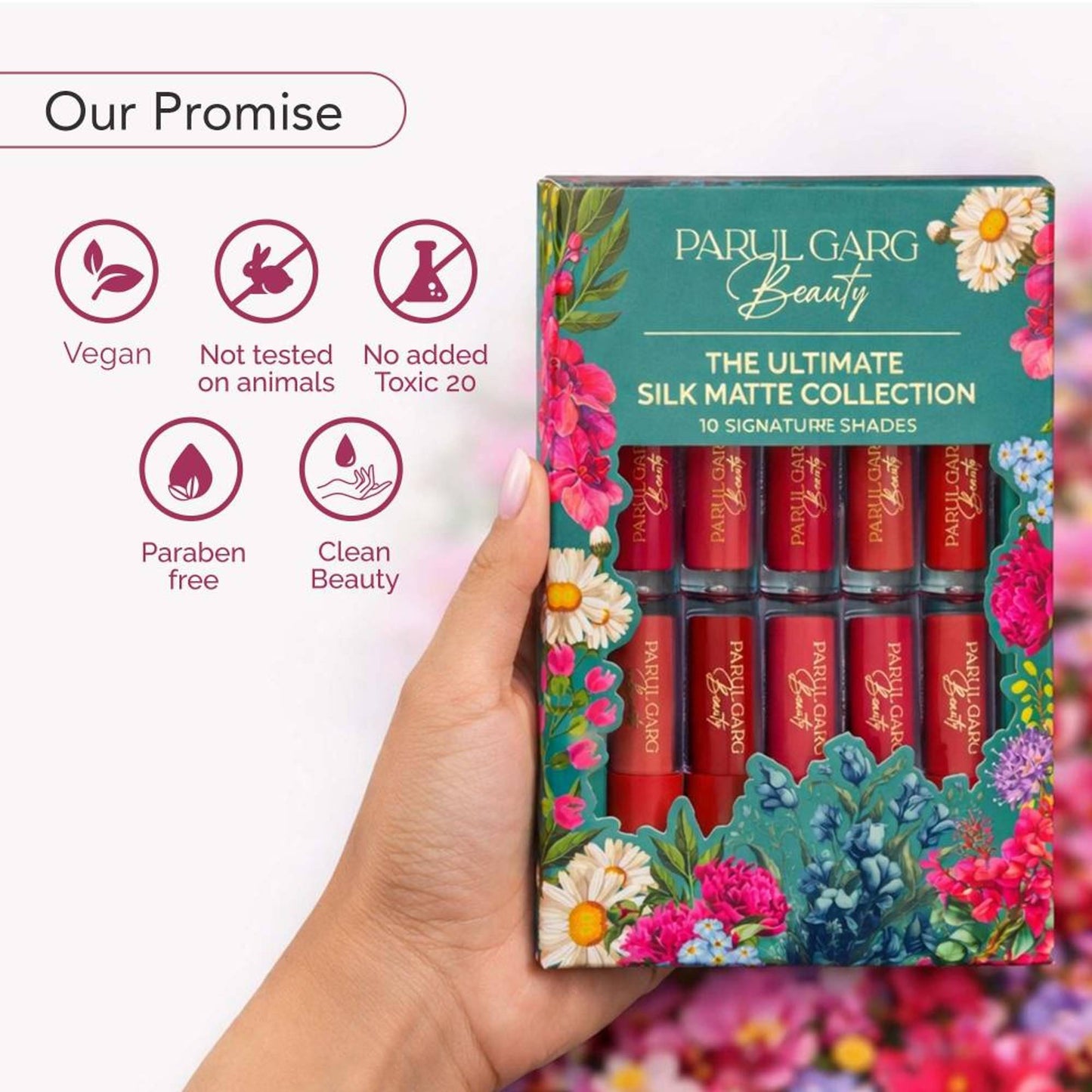Parul Garg Beauty Ultimate Silk Matte Collection - Pack Of 10