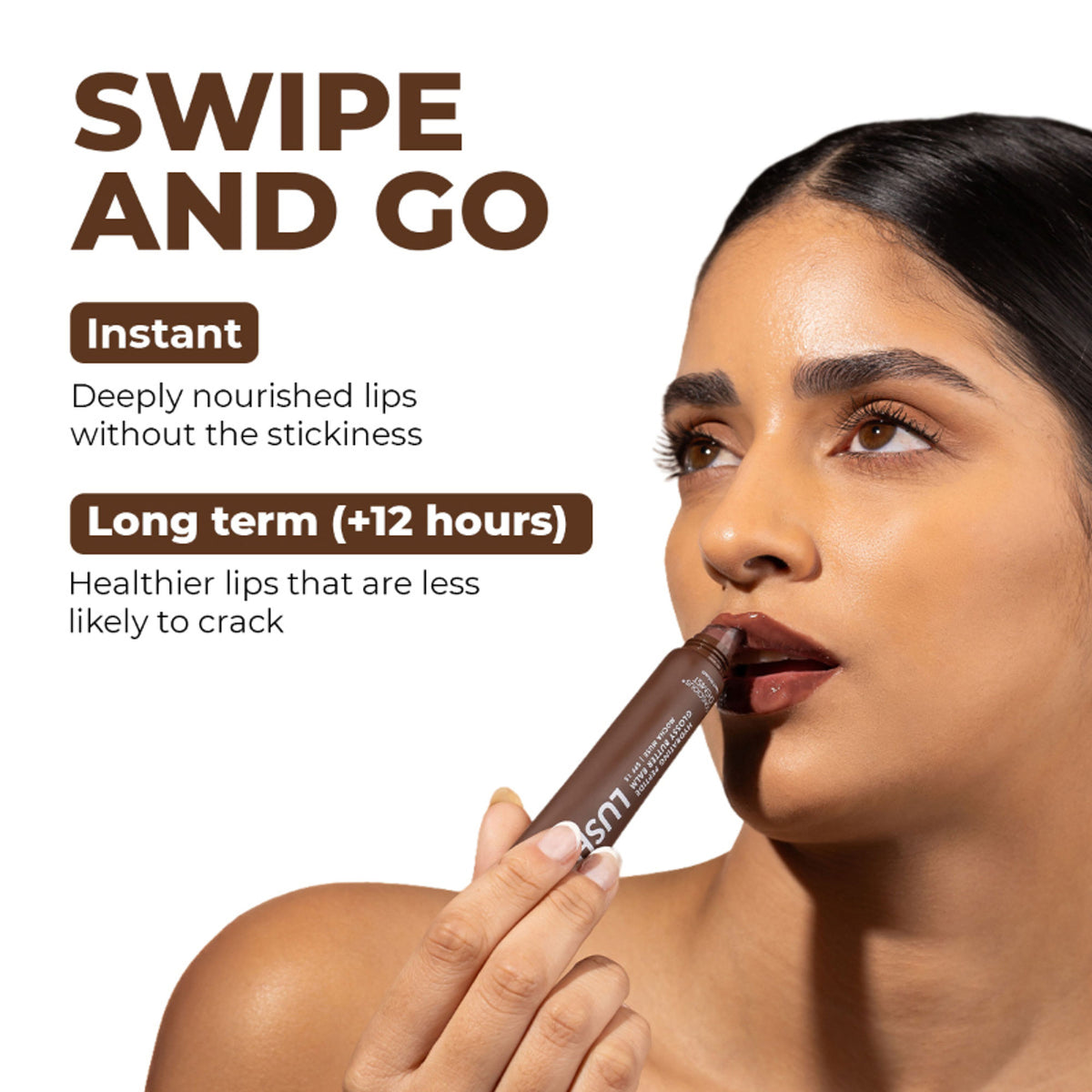 Conscious Chemist Multi Peptide & Shea Butter Lip Balm with SPF15 - Mocha Muse