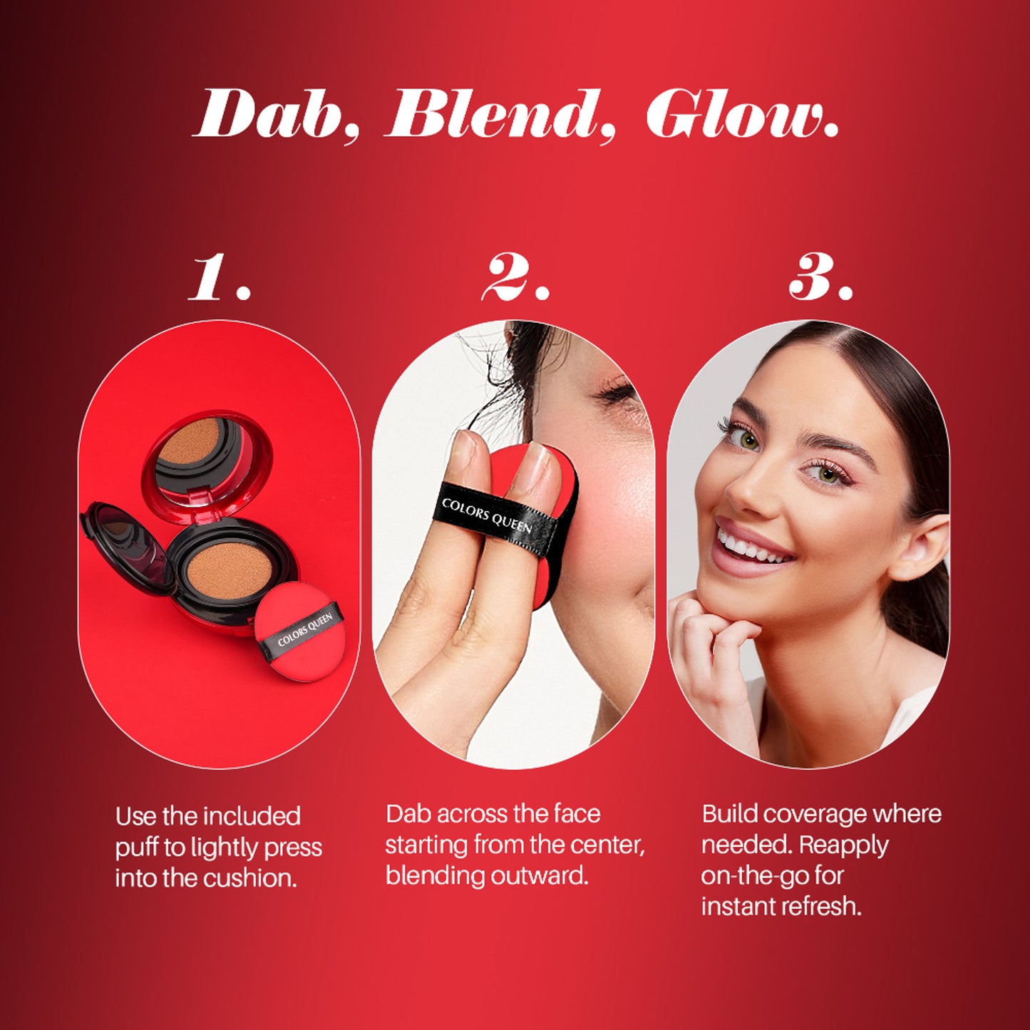 Colors Queen Mask Fit Red Cushion Foundation - Fair Ivory