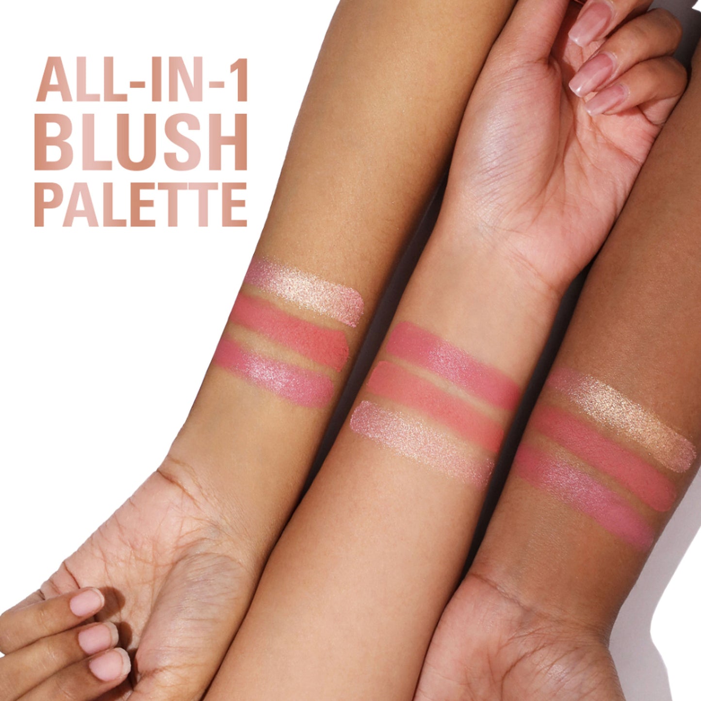 Makeup Revolution Blush Icon Palette - Aura Points Rose
