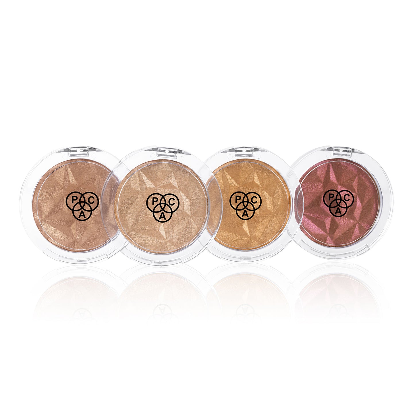 PAC Killer Glow Powder Highlighter - Micro Pearls, Pink Luminous HD Shine - Old Rose