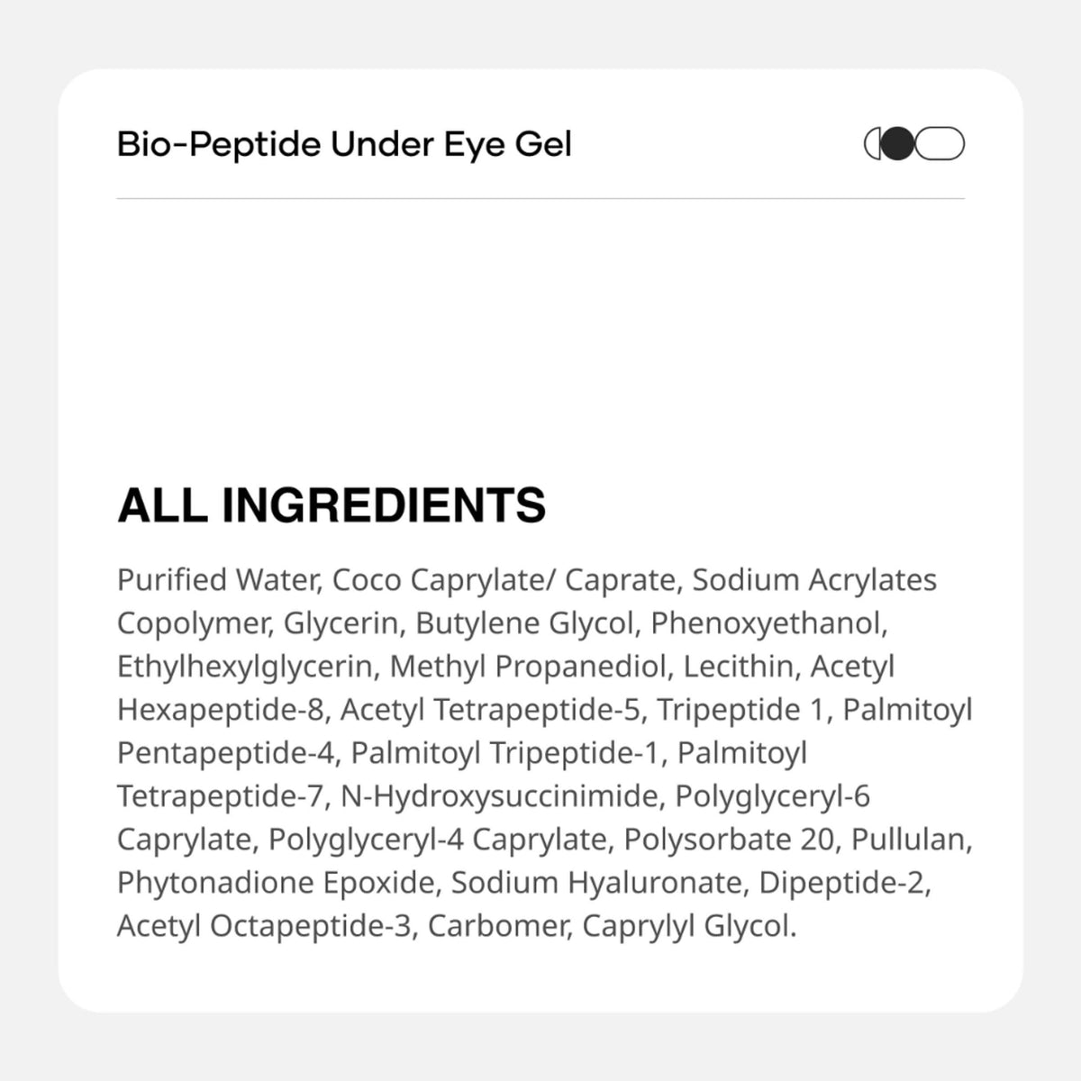 Cureskin Bio-Peptide Under Eye Cream