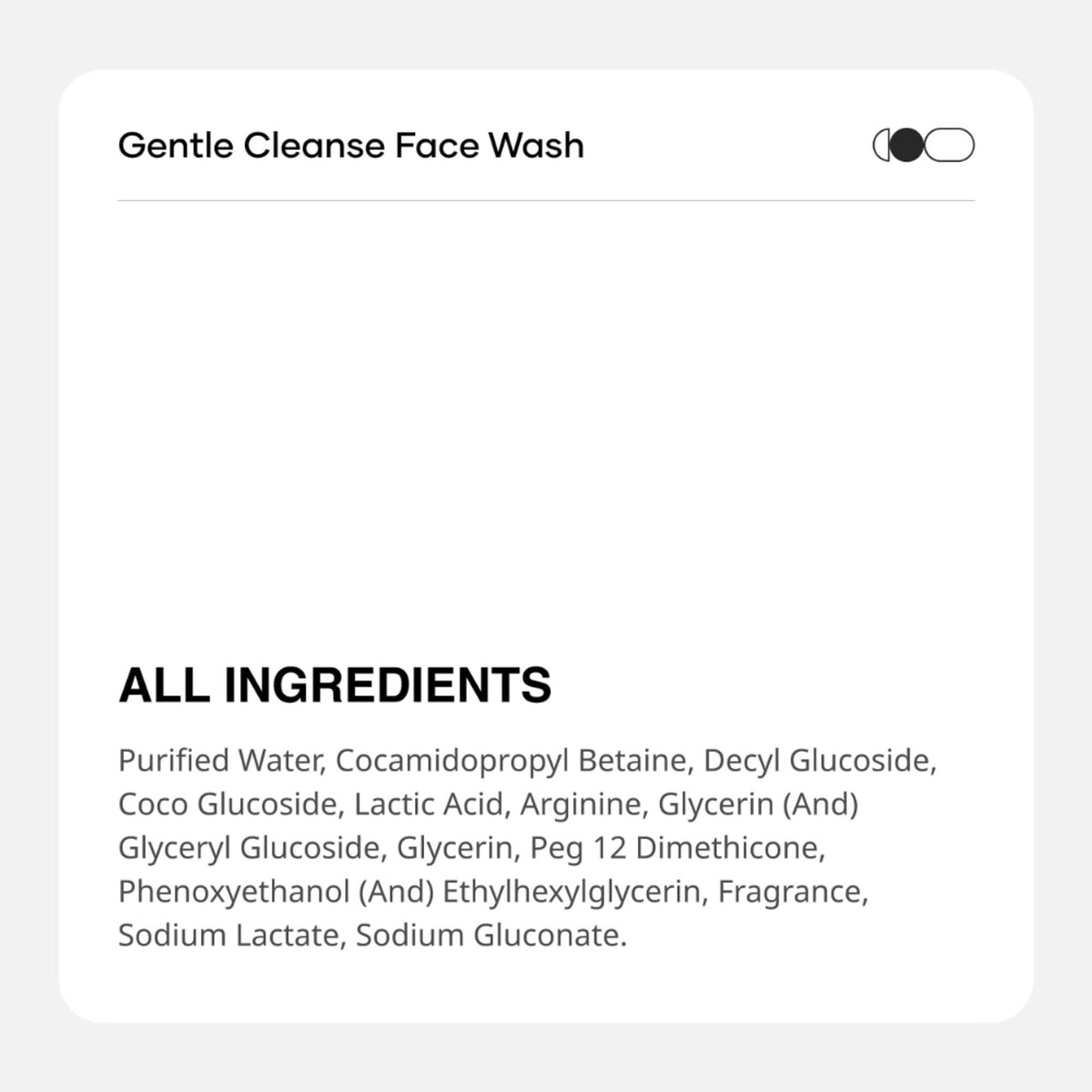 Cureskin Gentle Cleanse Brightening Face Wash With Lactic Acid AHA Foam