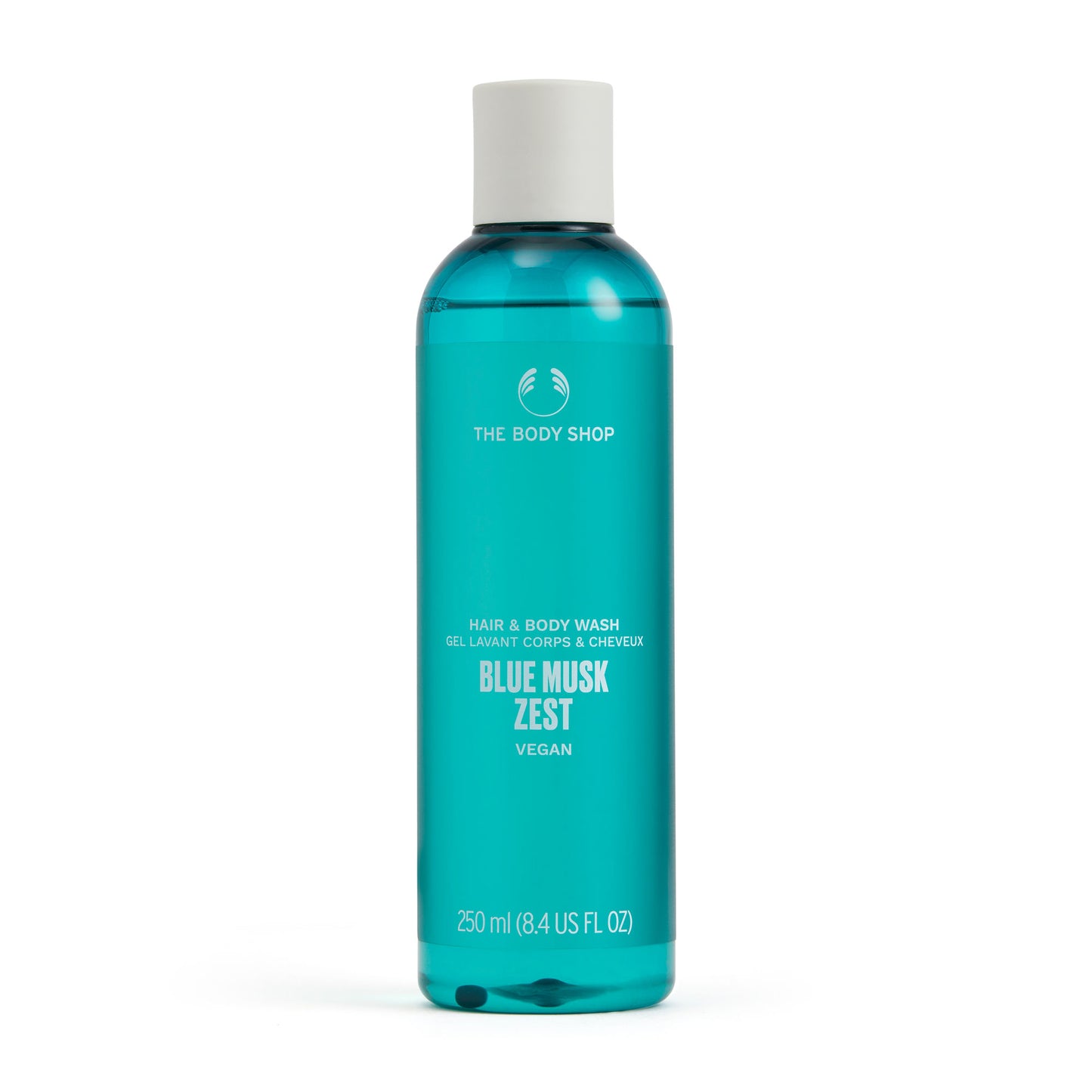 The Body Shop Blue Musk Zest Hair And Body Wash