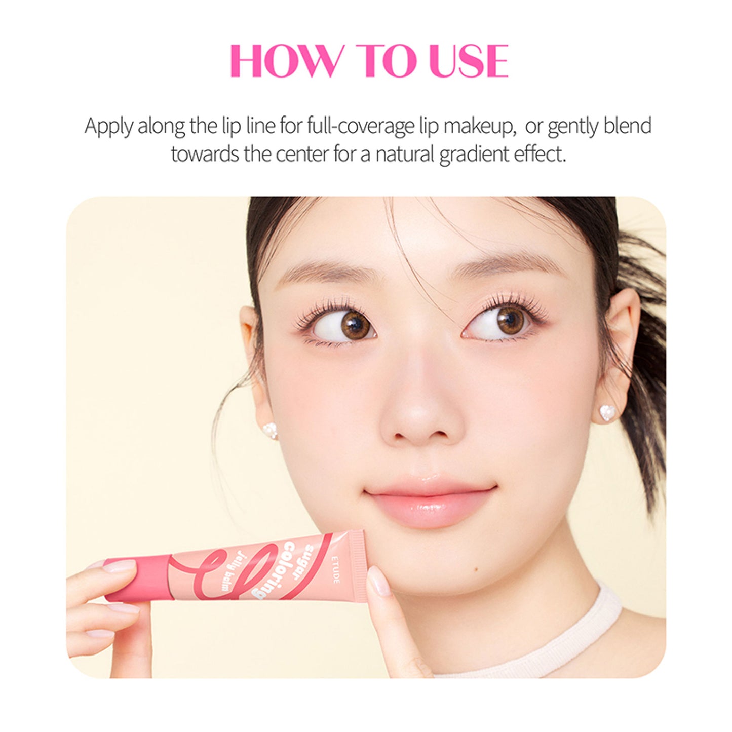 ETUDE Sugar Coloring Jelly Balm - 01 Glaze
