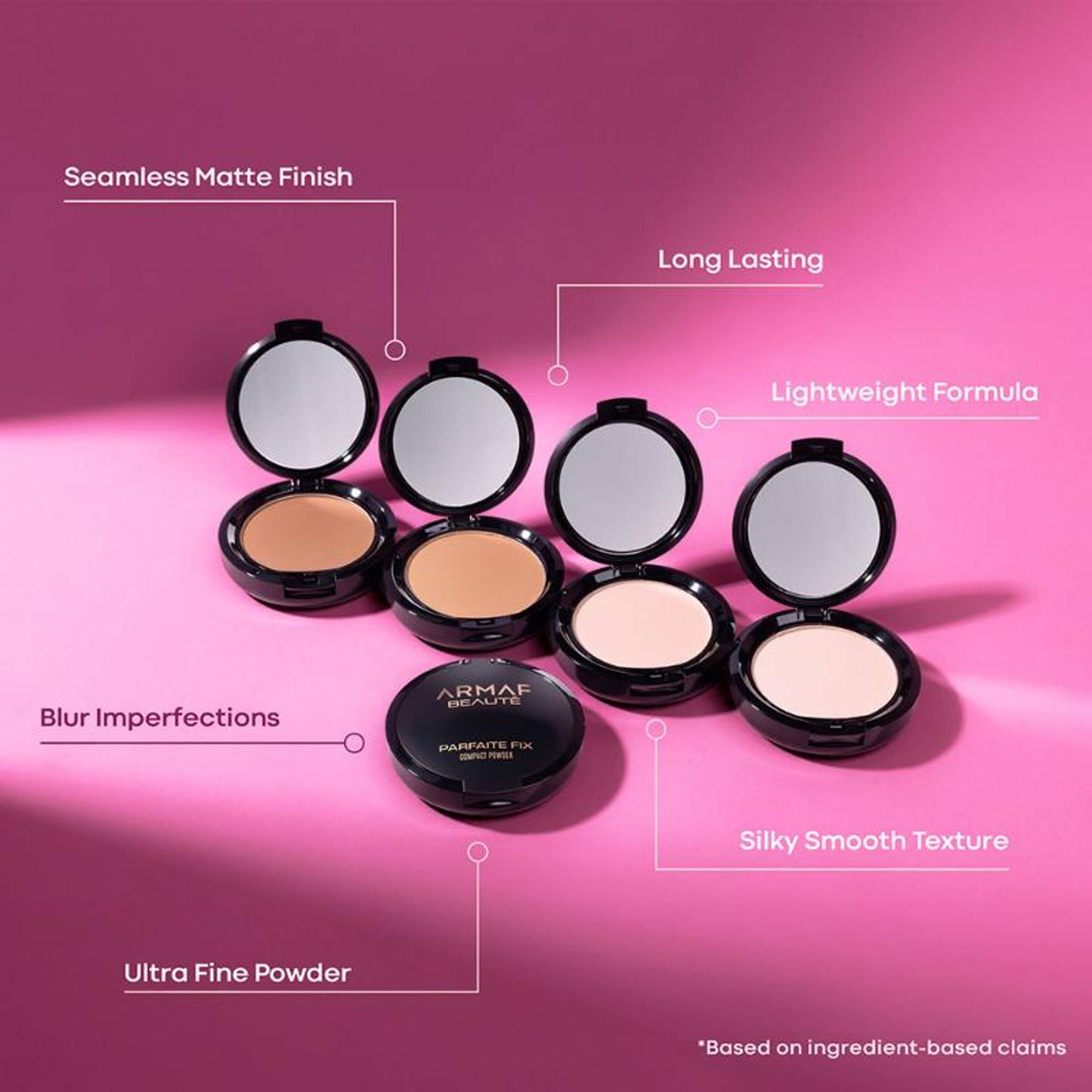 ARMAF Beaute Parfaite Fix Compact Powder - Warm Beige