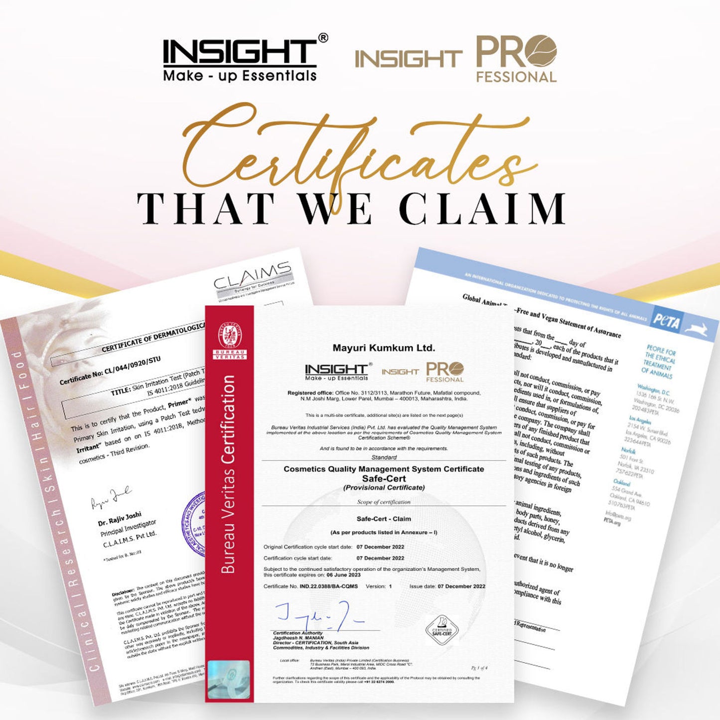 Insight Cosmetics Pro Concealer Palette, 3 In 1 Conceal,Contour & Correct, Long Lasting & Waterproof - Concealer