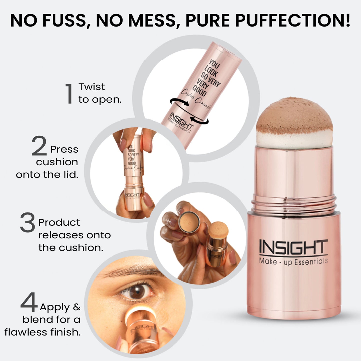 Insight Cosmetics Make-Up Essentials Cushion Concealer - Orange Corrector
