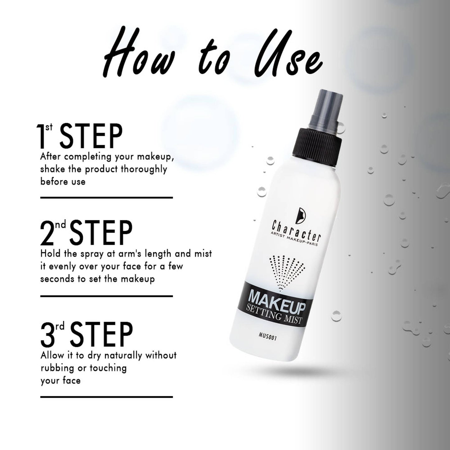 Character Makeup Setting Mist