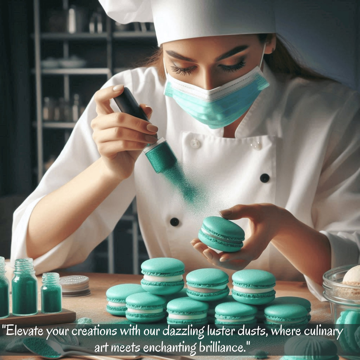 Confect Thistle Green | Edible Luster Dust