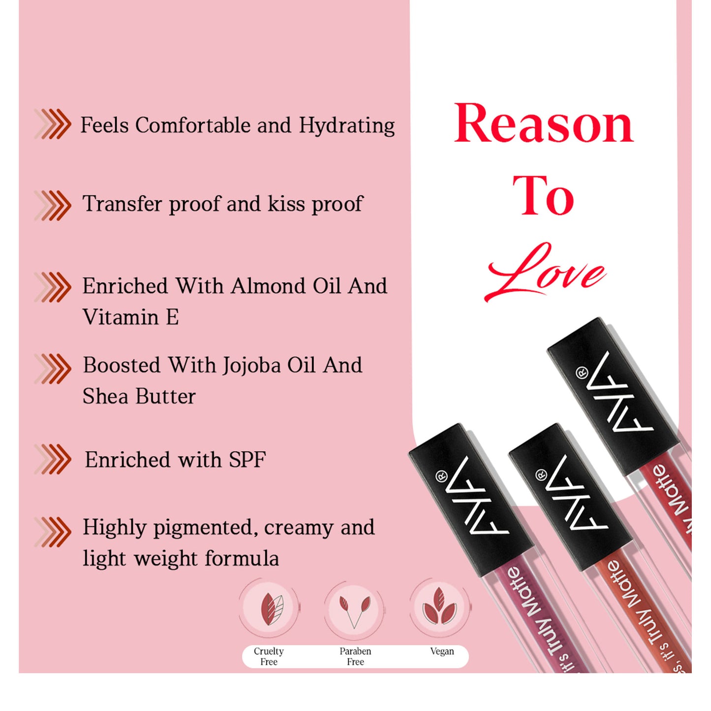 AYA Yes It's Truly Matte Liquid Lipstick - 07 Plum