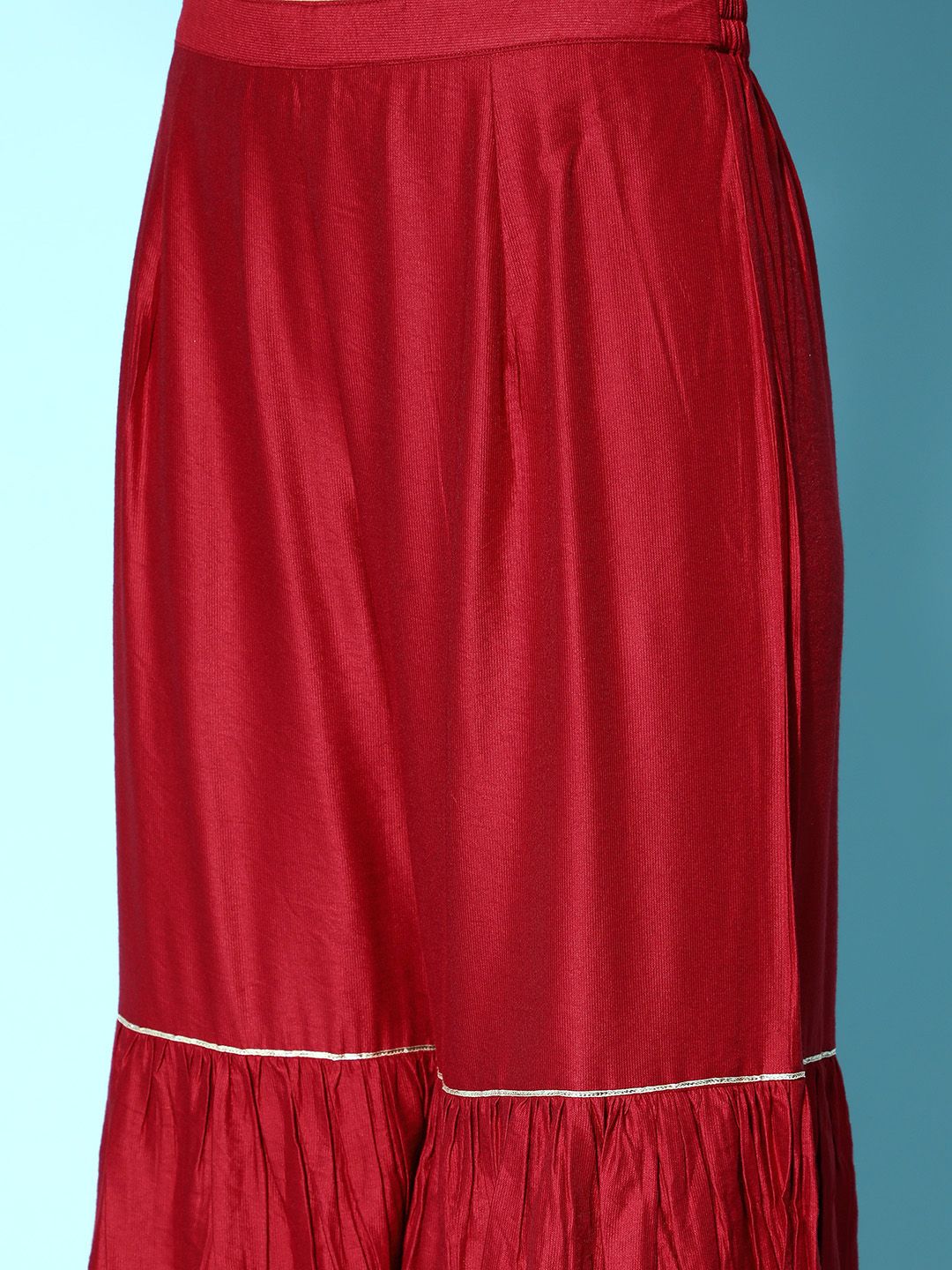 Indyancart IE Abstract Liva Kurta Set