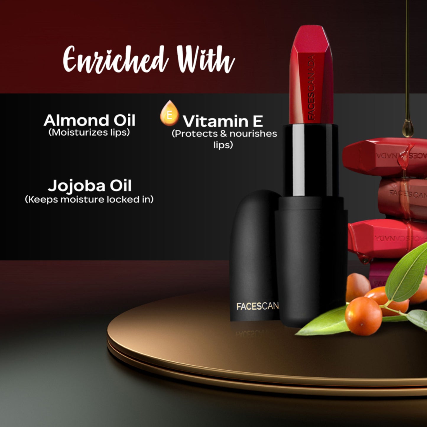 Faces Canada Weightless Matte Finish Lipstick - Blazing Blush 20