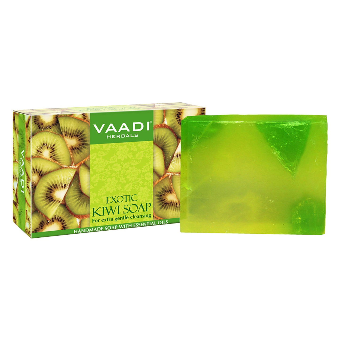 Vaadi Herbals Exotic Kiwi Soap For Extra Gentle Cleansing