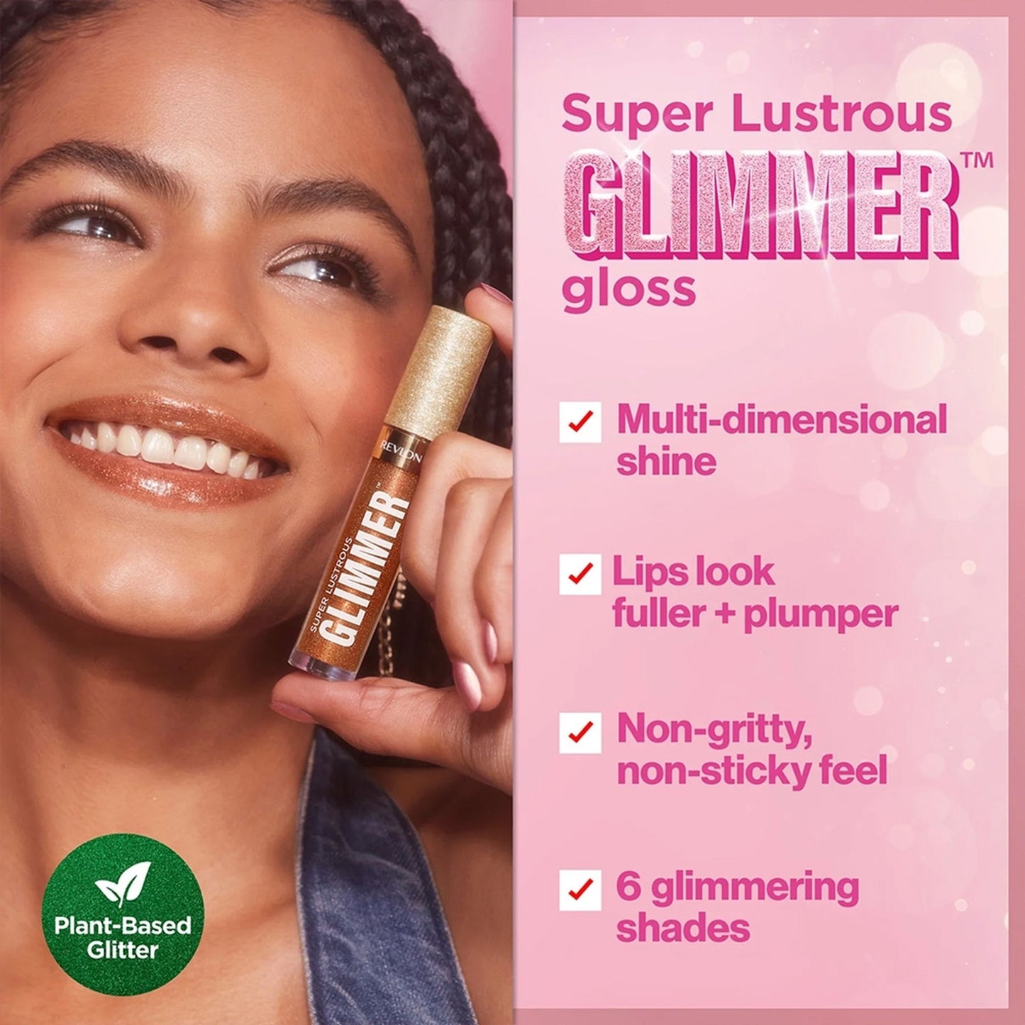 Revlon Super Lustrous Glimmer Gloss - Bronze Spark