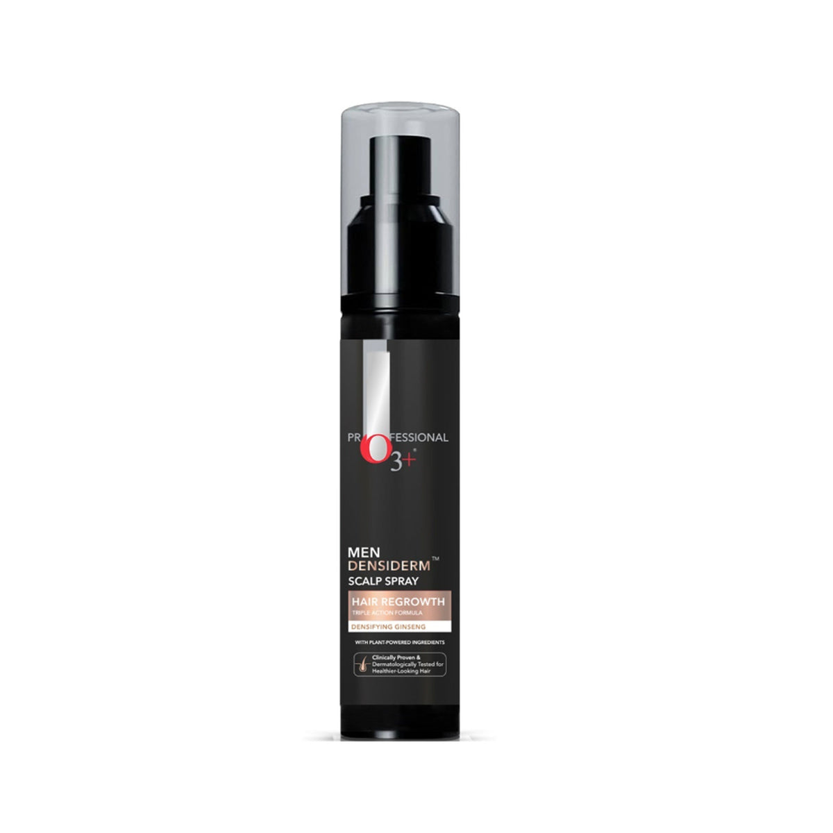 O3+ Men Densiderm Hair Growth Scalp Serum Spray For Anti Hair Loss With Ginseng