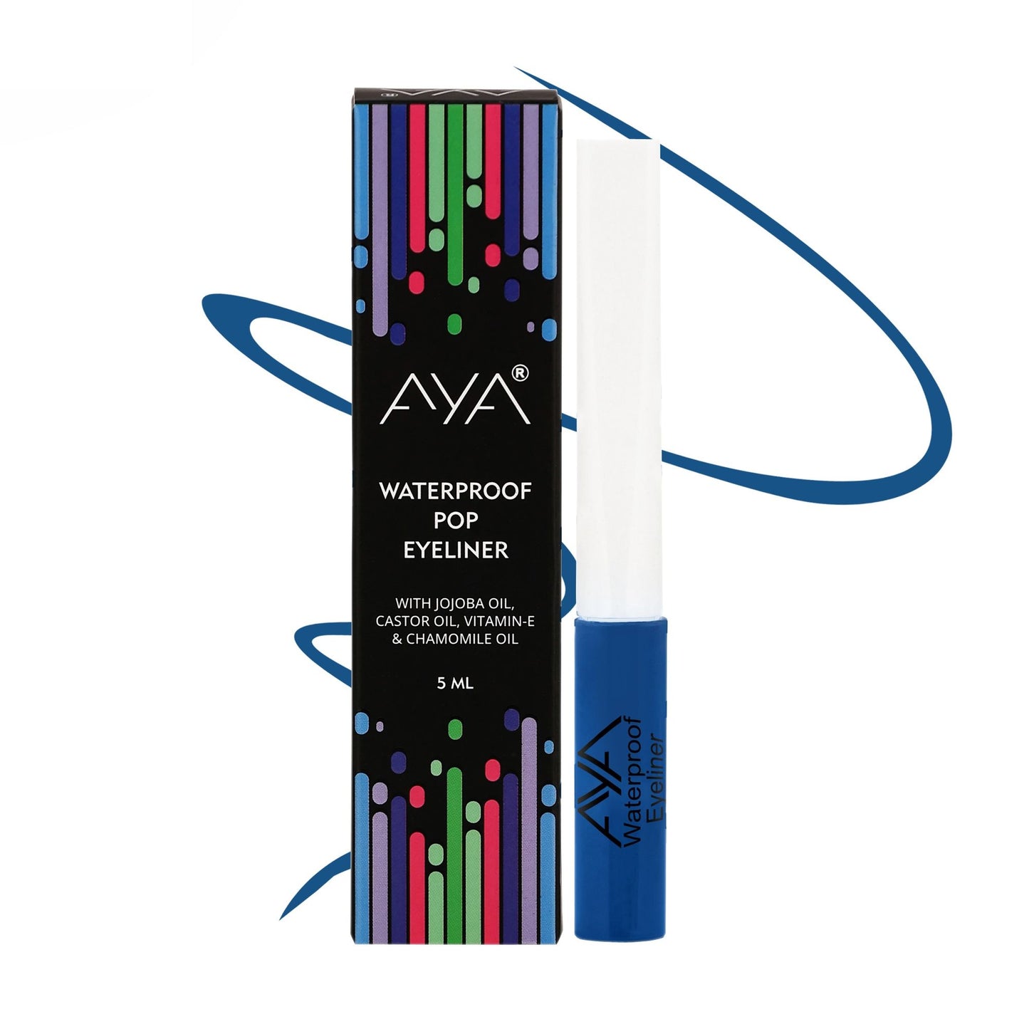 AYA Waterproof Pop Eyeliner - Denim Blue