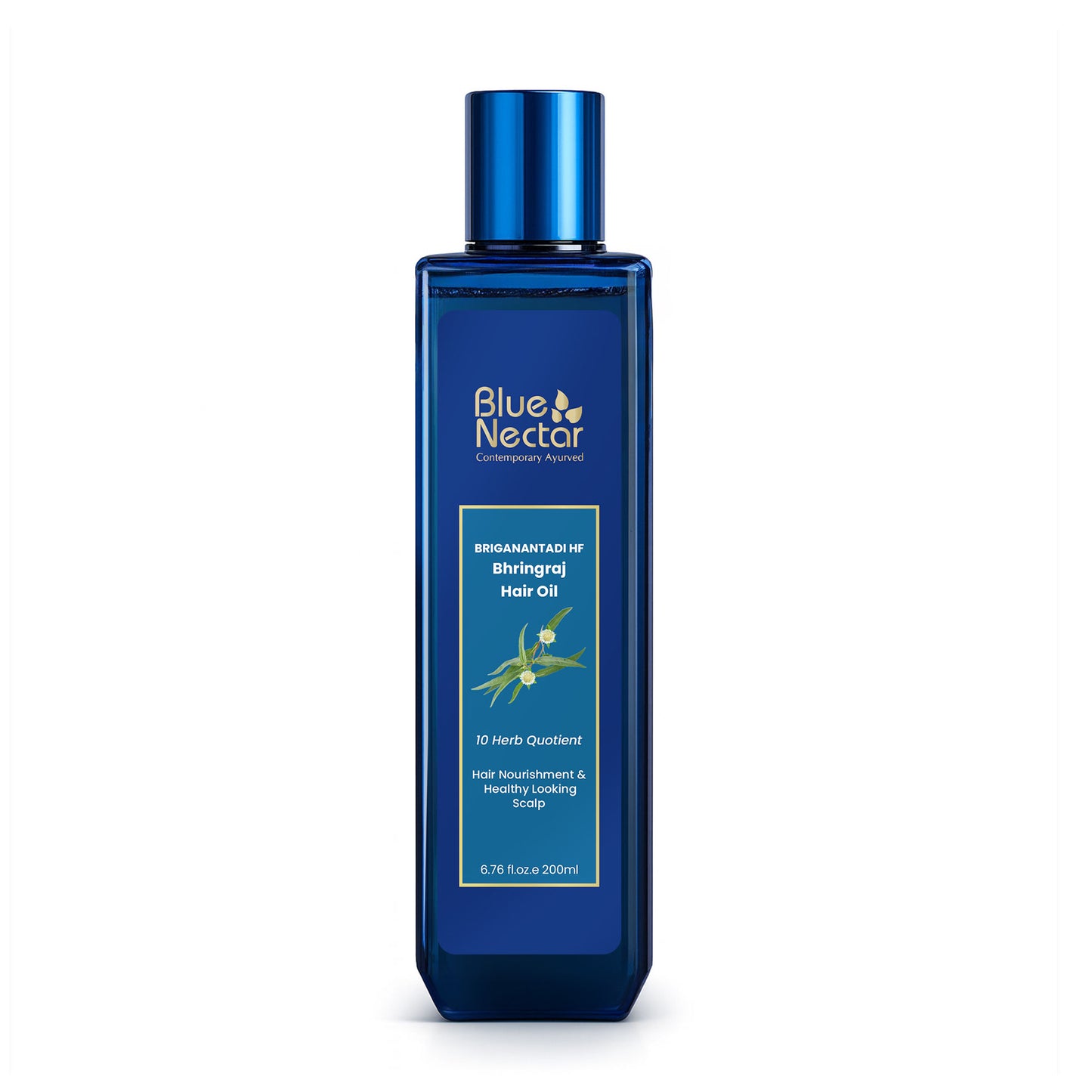 Blue Nectar Briganantadi - Hf Bringha Hair Fall Control & Healthy Scalp Hair Oil