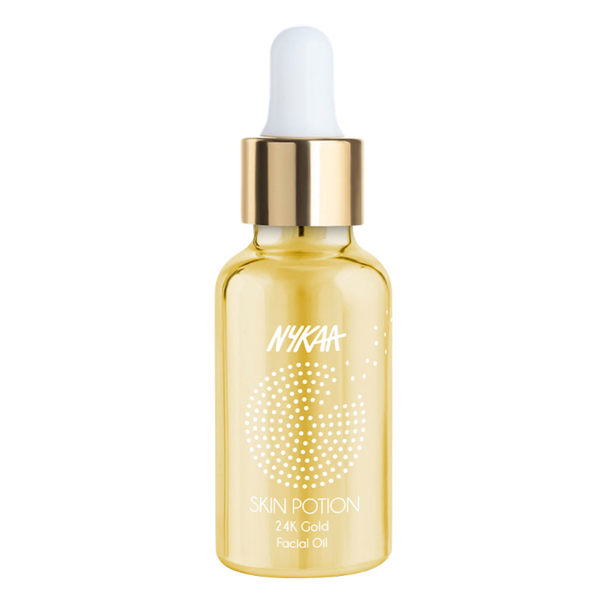 Nykaa Naturals Skin Potion 24K Gold Collagen Boosting Face Oil Serum with Squalene