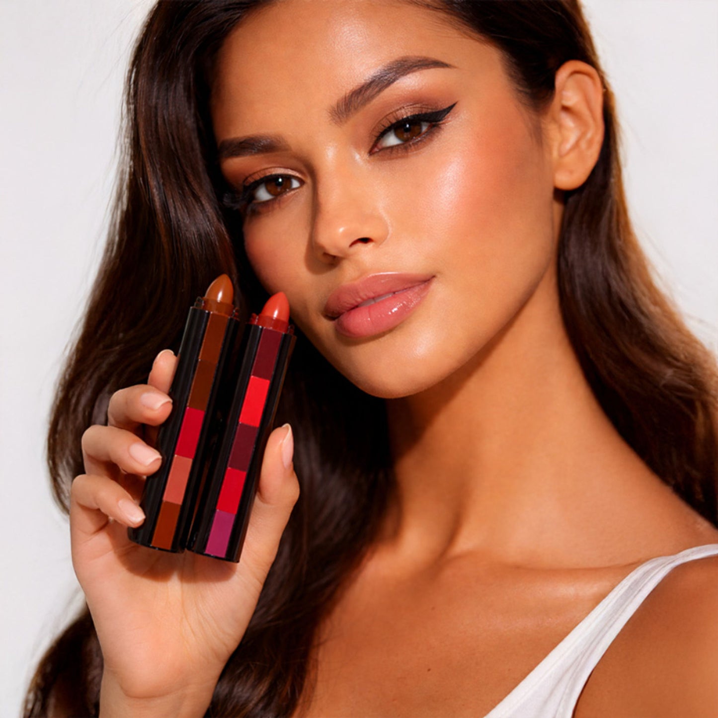 CUFFS N LASHES Penta 5 In 1 Matte Lipstick - 02 Nude