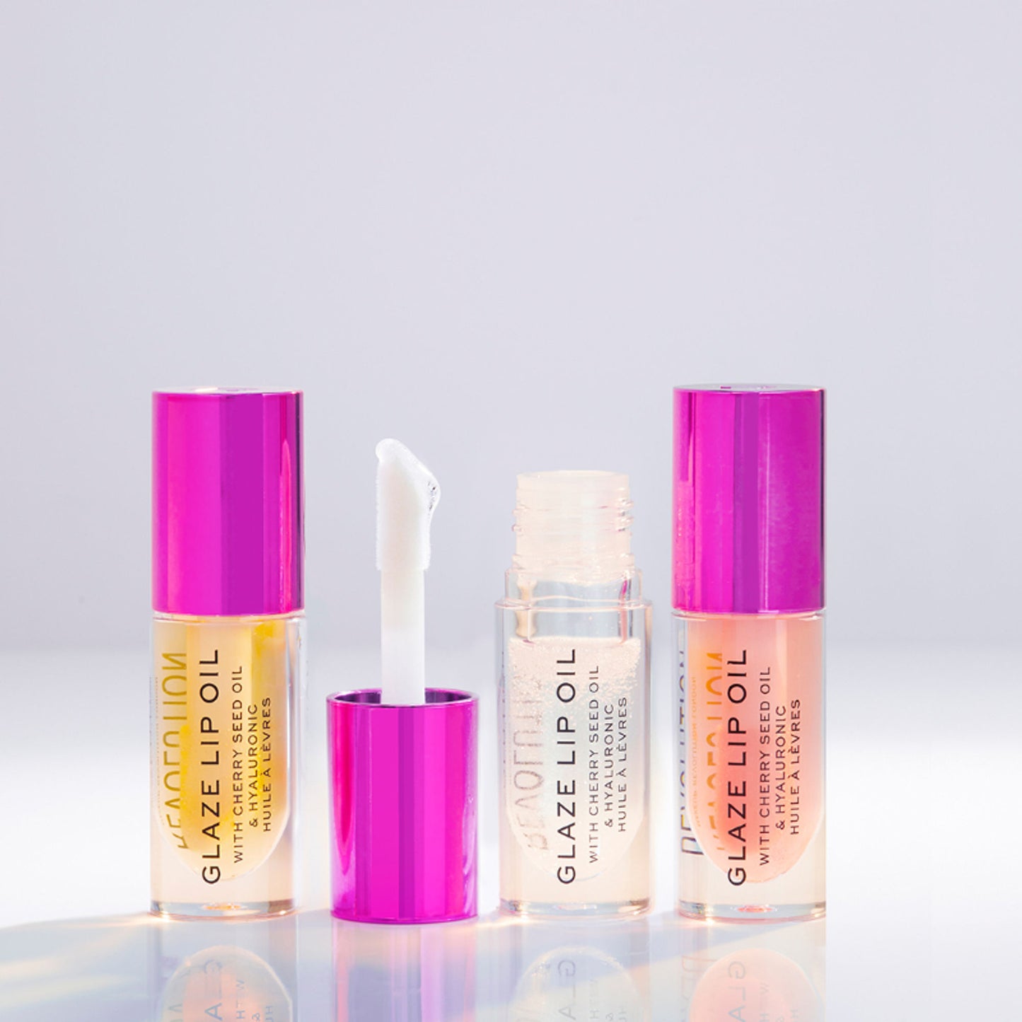 Makeup Revolution Glaze Lip Oil Intense Nourishment With Hyaluronic Acid Vitamin E - Getaway Terracotta
