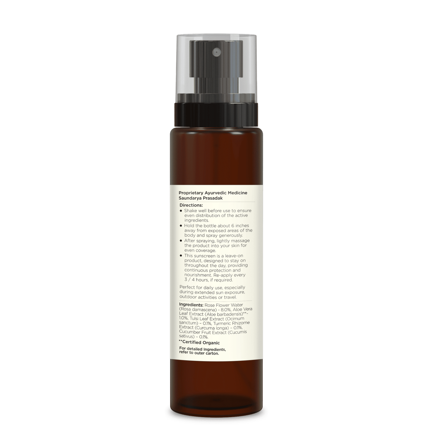 Forest Essentials Sheer Sunscreen Body Spray Spf 50 PA++++ Lightweight, No White Cast