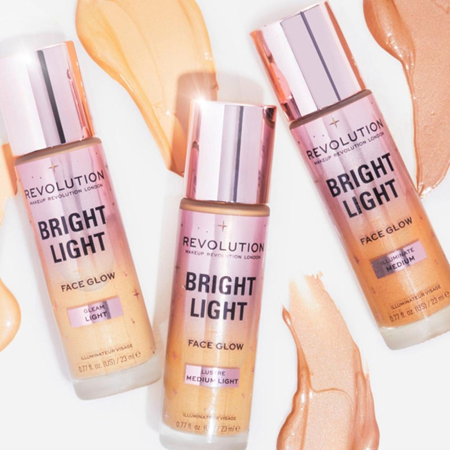 Makeup Revolution Bright Light Face Glow - Lustre Medium