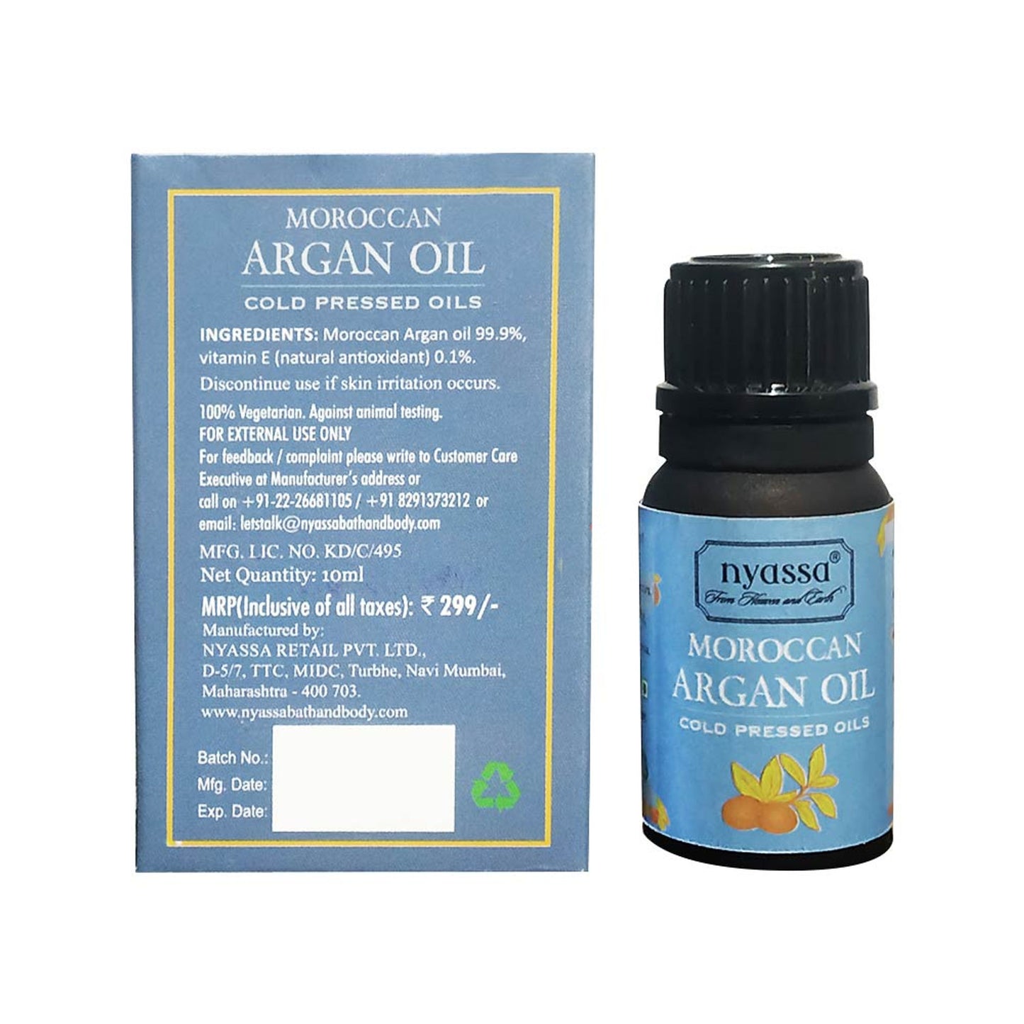 Nyassa Cold Pressed Moroccan Argan Oil