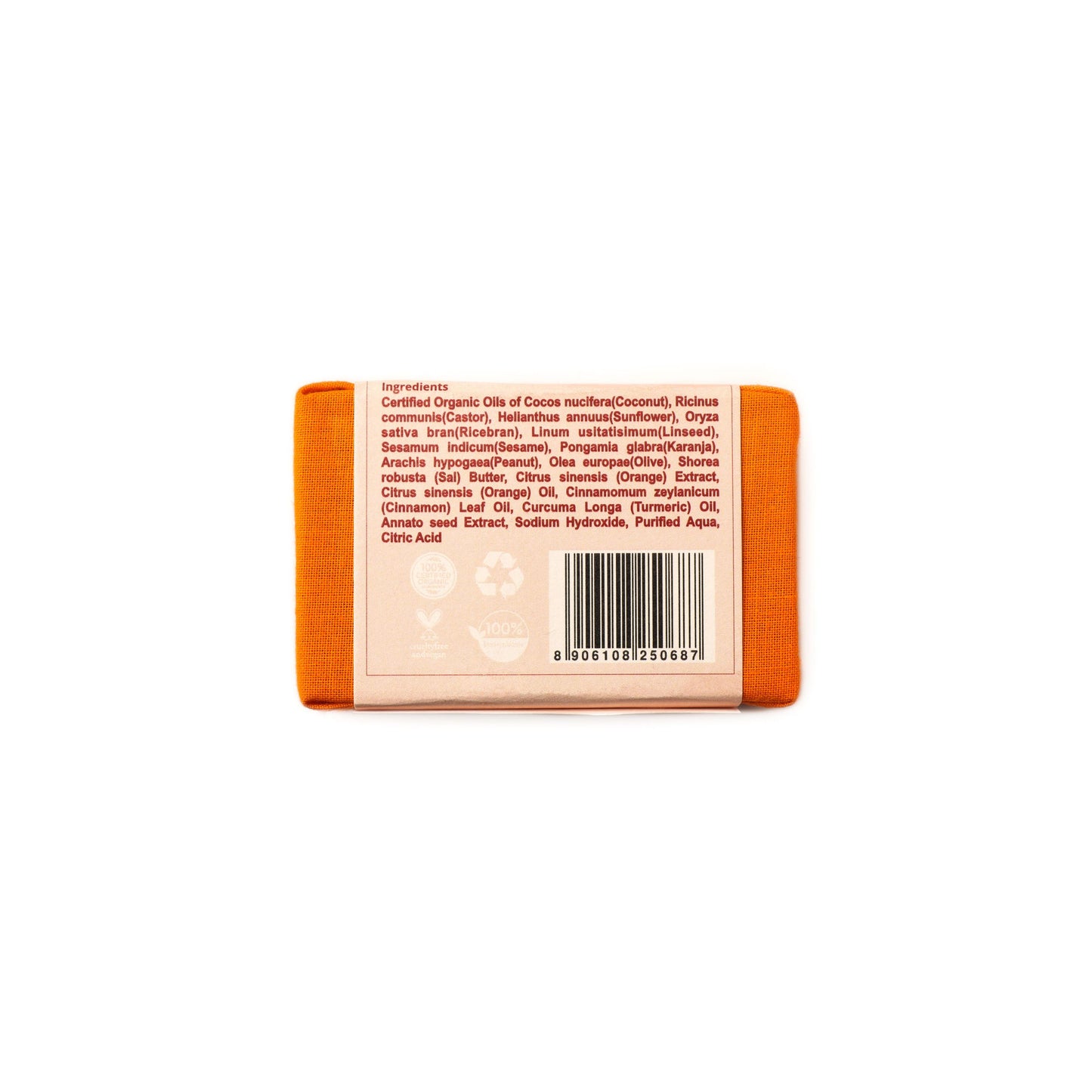 Rustic Art Organic Orange & Cinnamon Soap