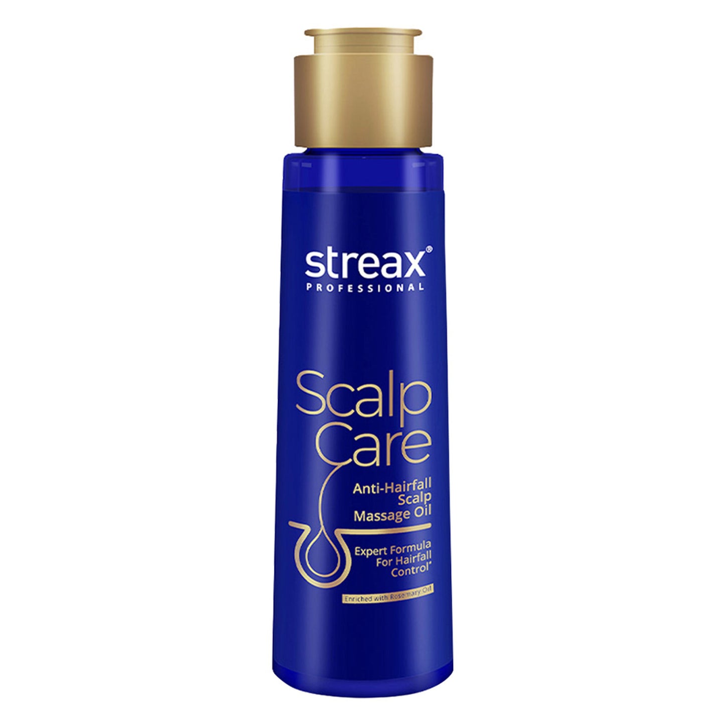 Streax Professional Anti Hairfall Massage Oil with Rosemary for Scalp Nourishment