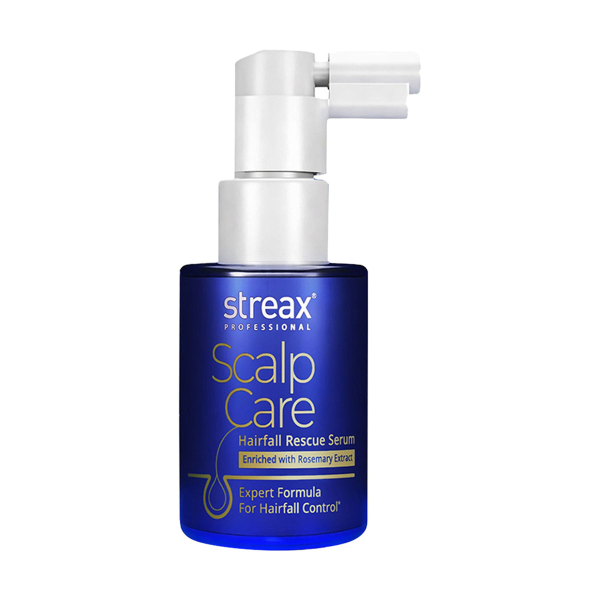 Streax Professional Anti Hairfall Serum with 3% Redensyl, 3% Anagain, 3% Baicapil, Biotin & Rosemary