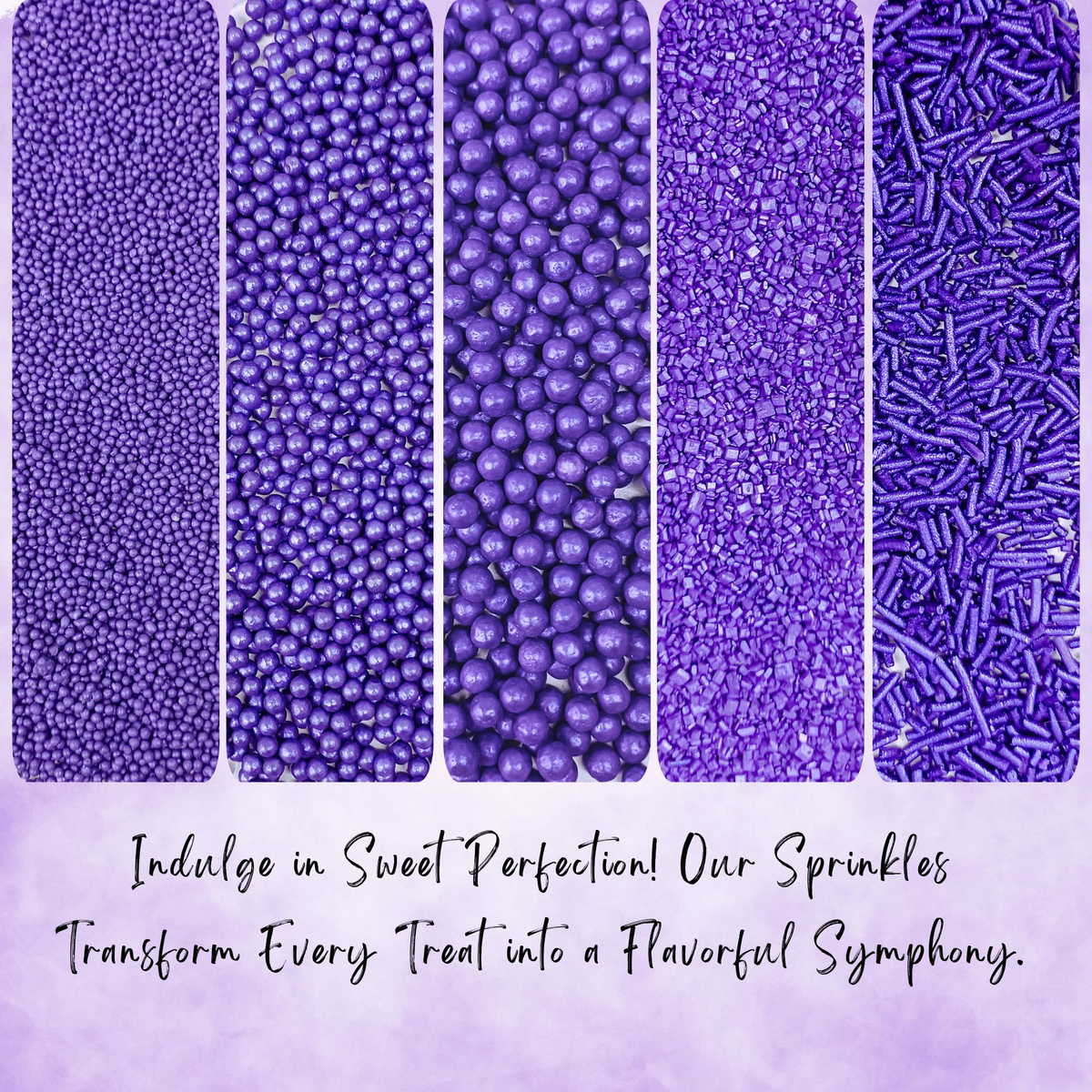 Confect Sprinkles for Cakes & Cupcakes Decoration | USP-1(Purple)