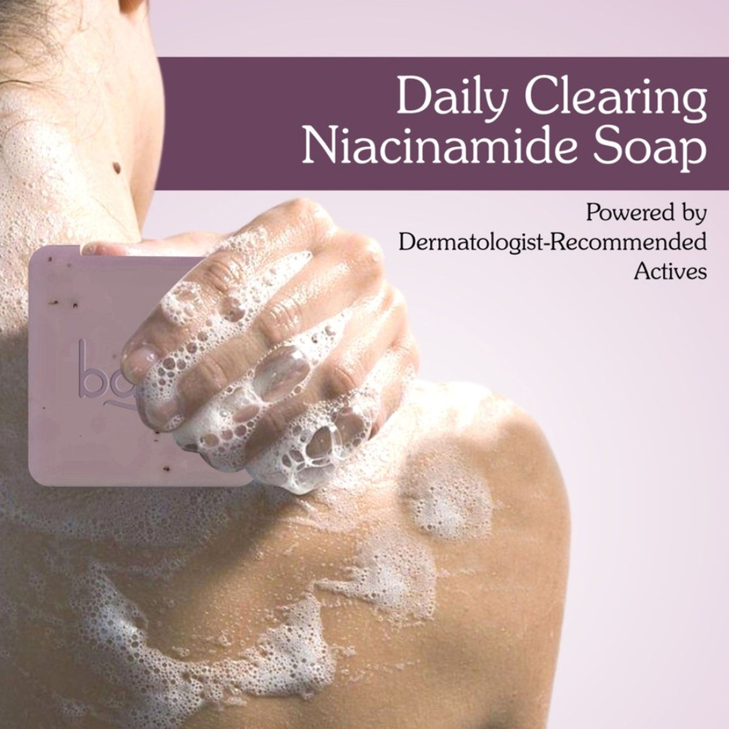 BAKE 10% Niacinamide + Azelaic Acid Soap for Body & Back Acne, Bright & Spot-Free Skin -Pack of 2