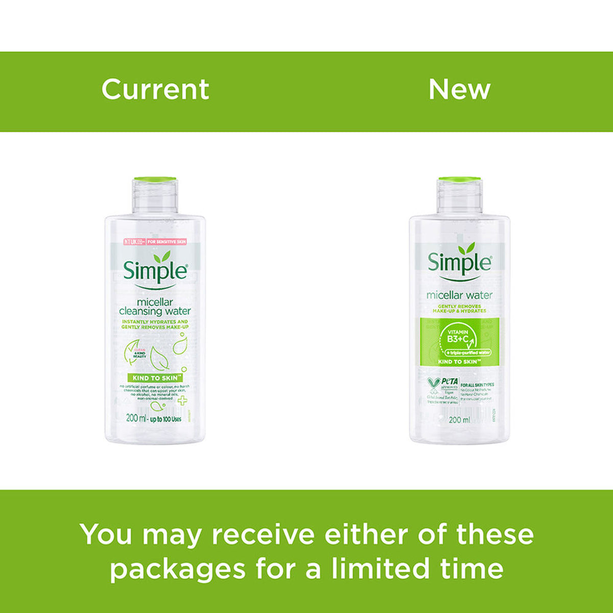 Simple Kind To Skin Micellar Water For Makeup Remover