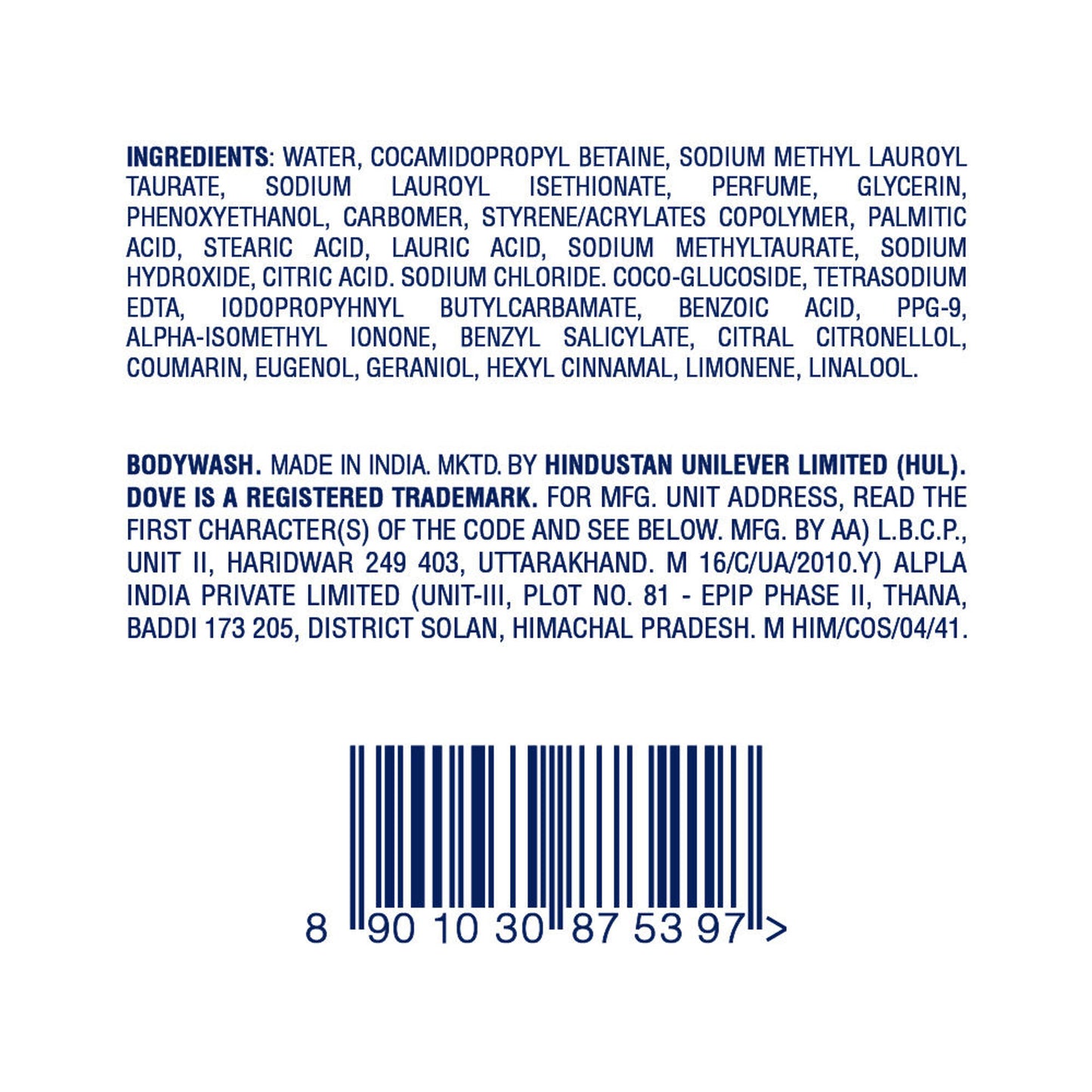 Dove Deep Moisture Body Wash
