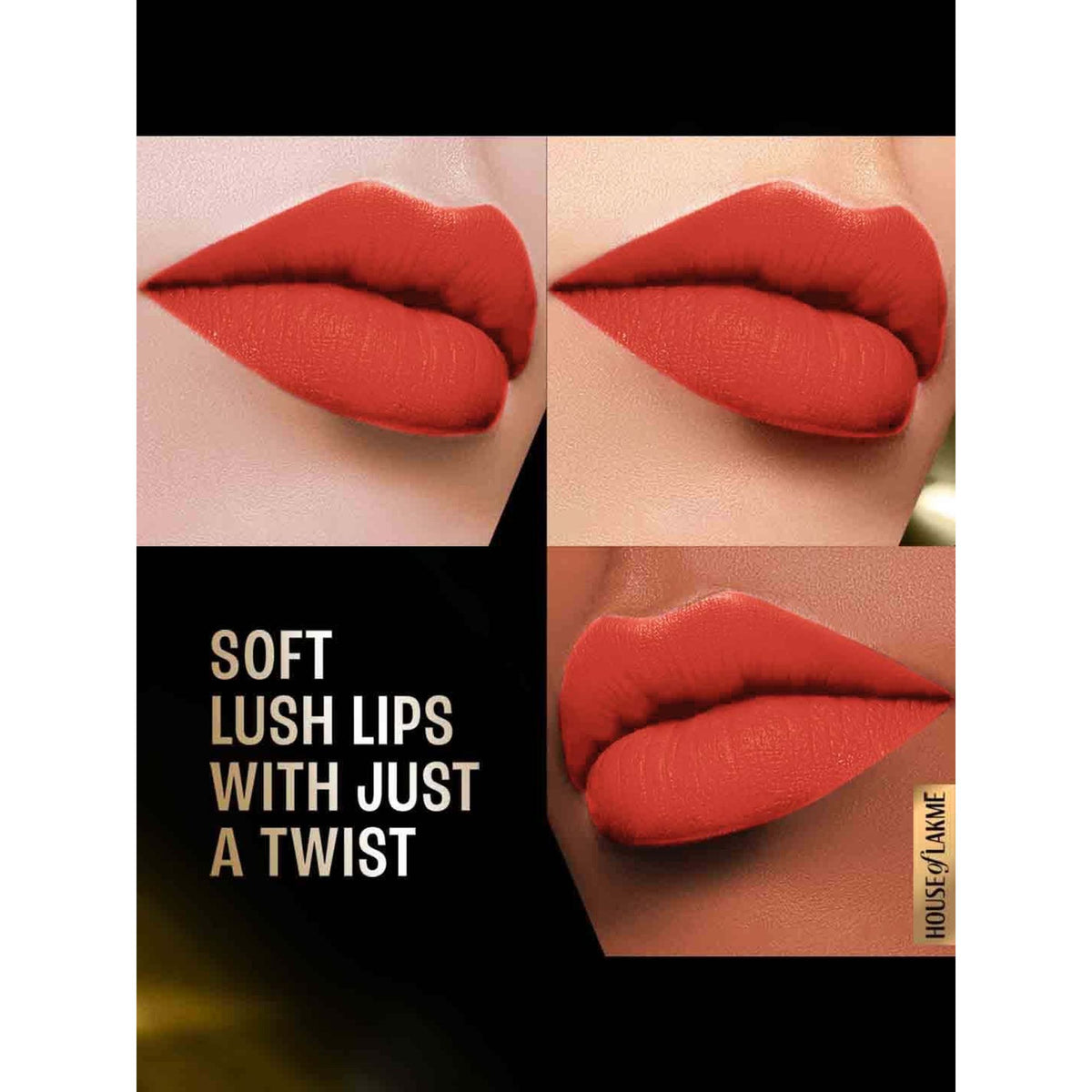 Lakme Forever Matte Lipstick, Made With French Rose Oil Extracts - Brown Chili