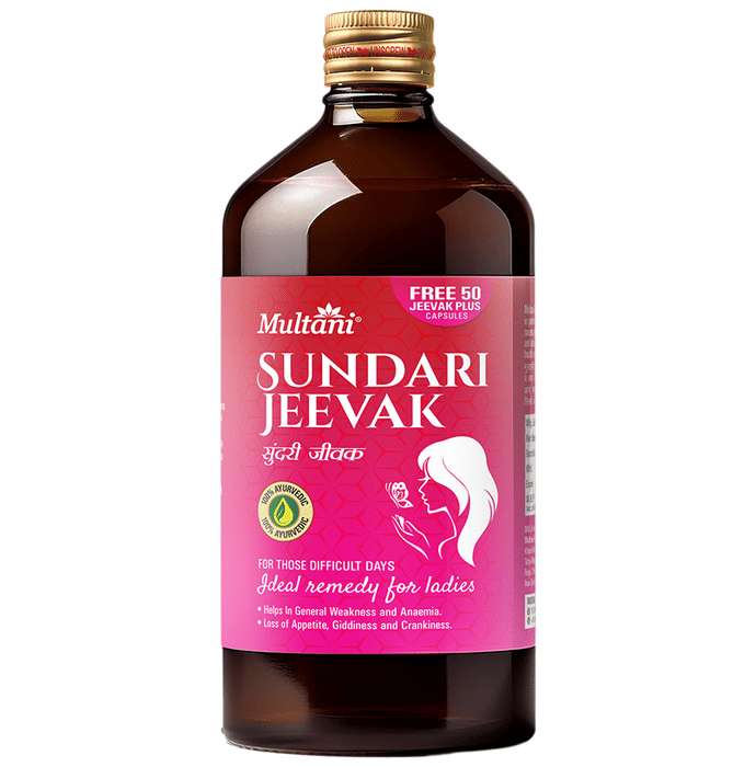 Multani Sundari Jeevak Syrup with Jeevak Plus Capsule