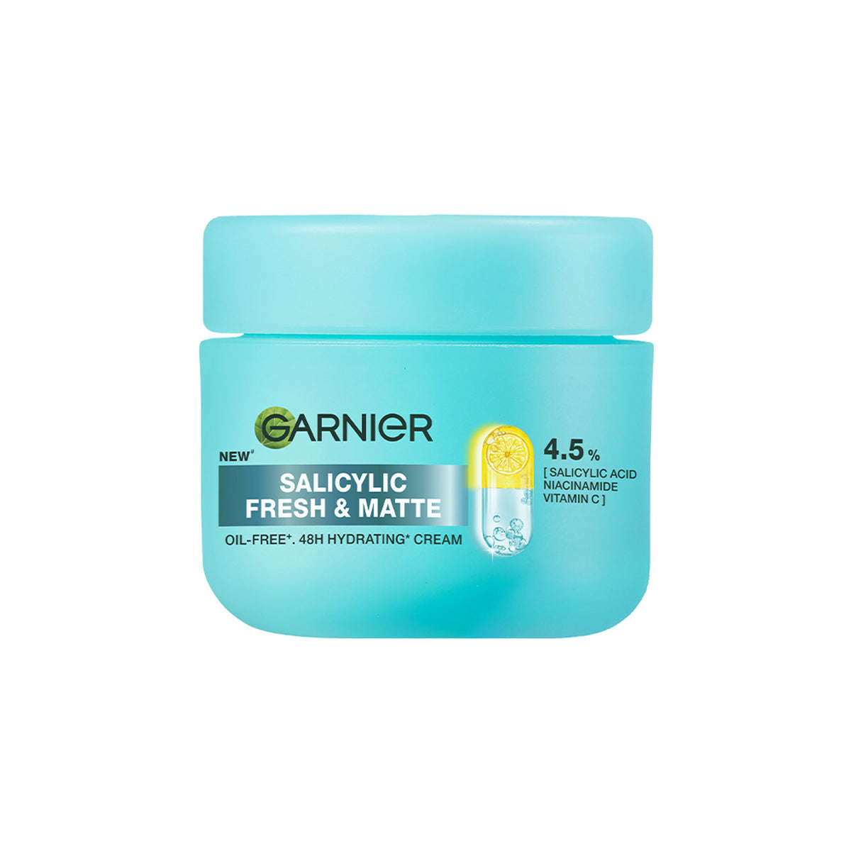 Garnier Fresh & Matte Salicylic Acid Sorbet Moisturizer, 4.5% Salicylic Acid Niacinamide Vit C