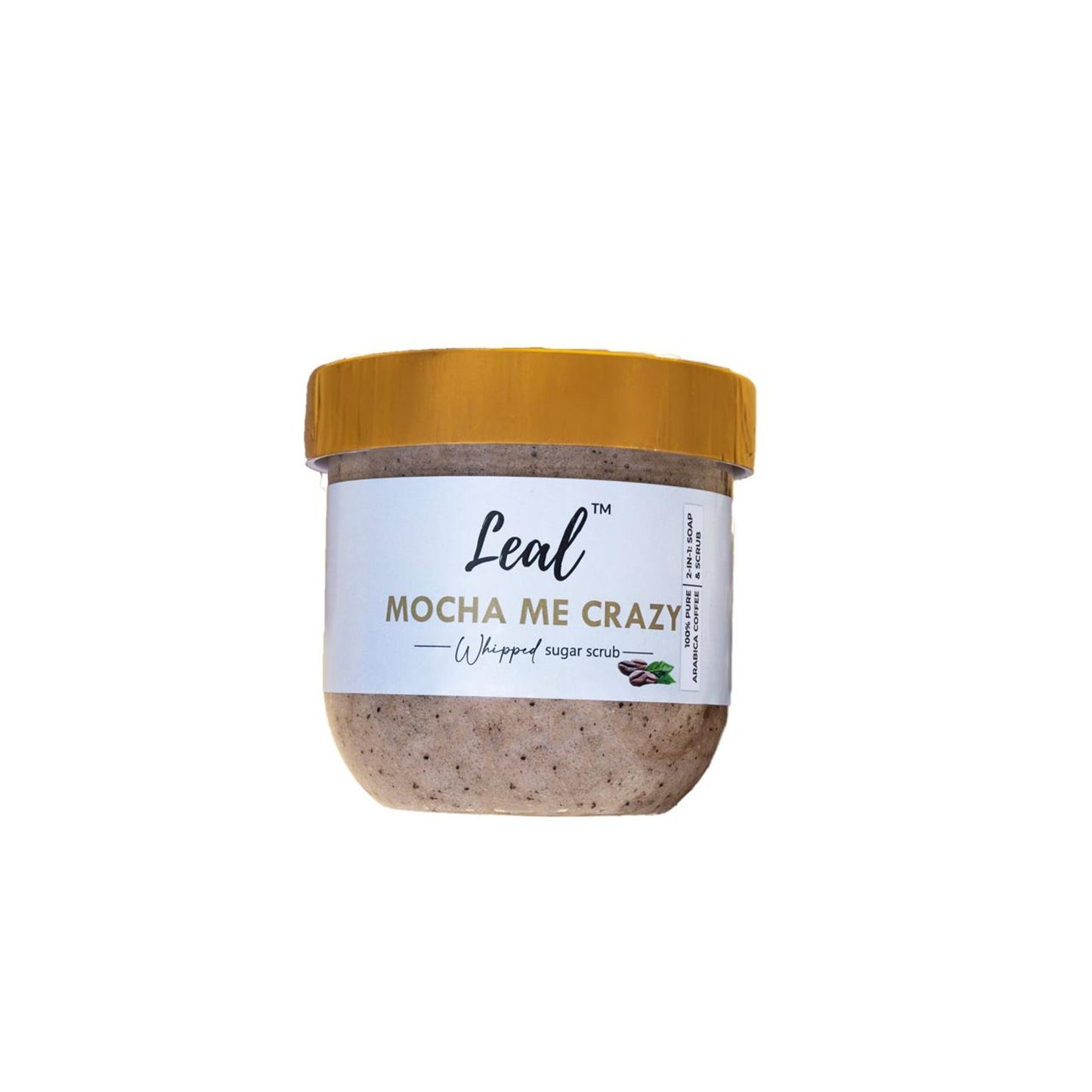 Leal Mocha Me Crazy Coffee Whipped Face & Body Sugar Scrub