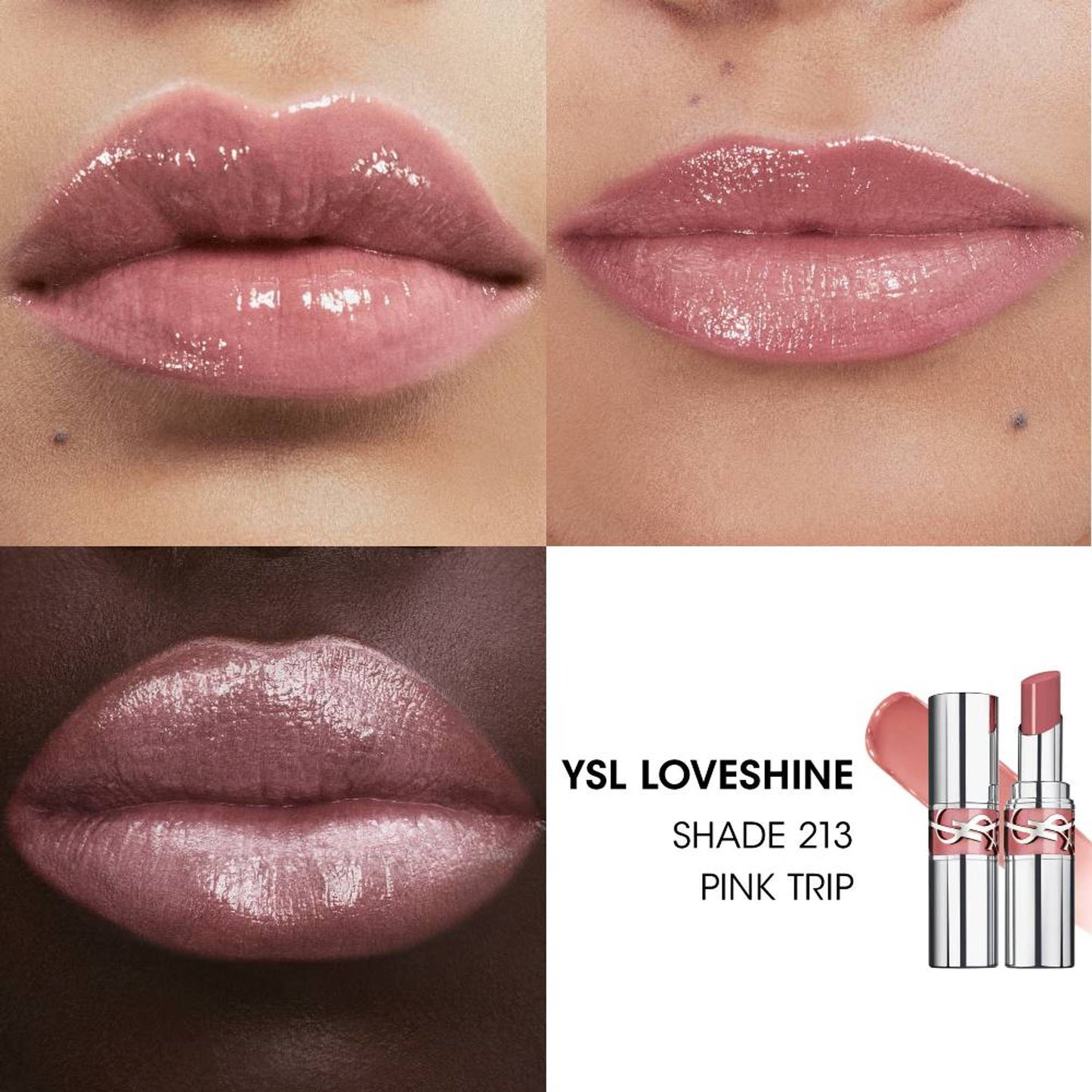 Yves Saint Laurent Loveshine Lipstick - 213 Pink Trip