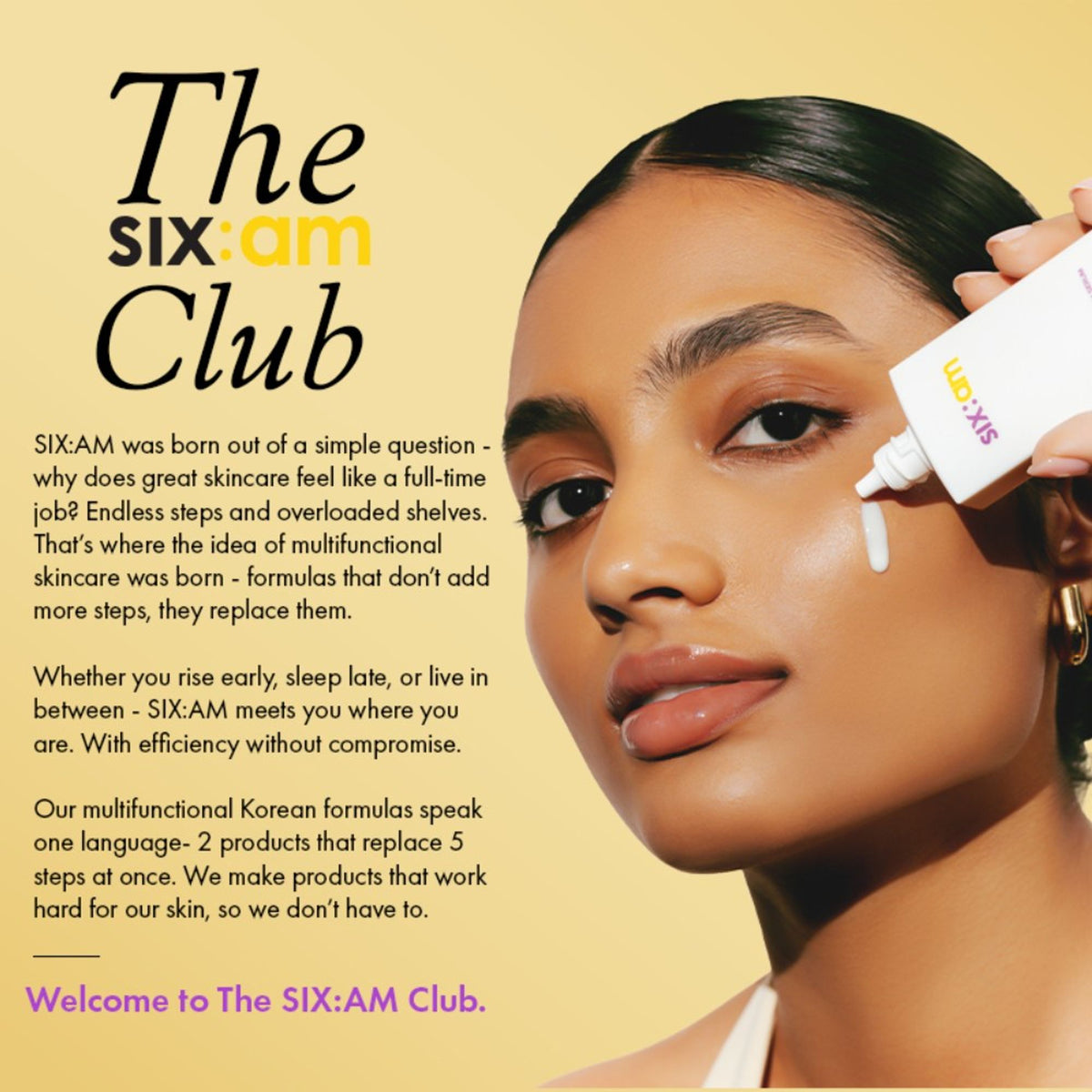 SIXAM Glow 3-in-1 Korean Daily Call Sun Serum 2% Niacinamide, Moisturiser & Sunscreen SPF 50 PA++++