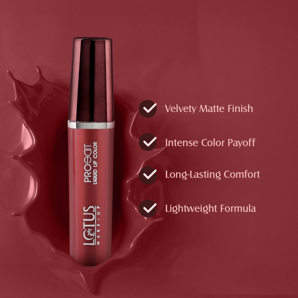 Lotus Make Up Proedit Liquid Matte Lip Color - Night Fever