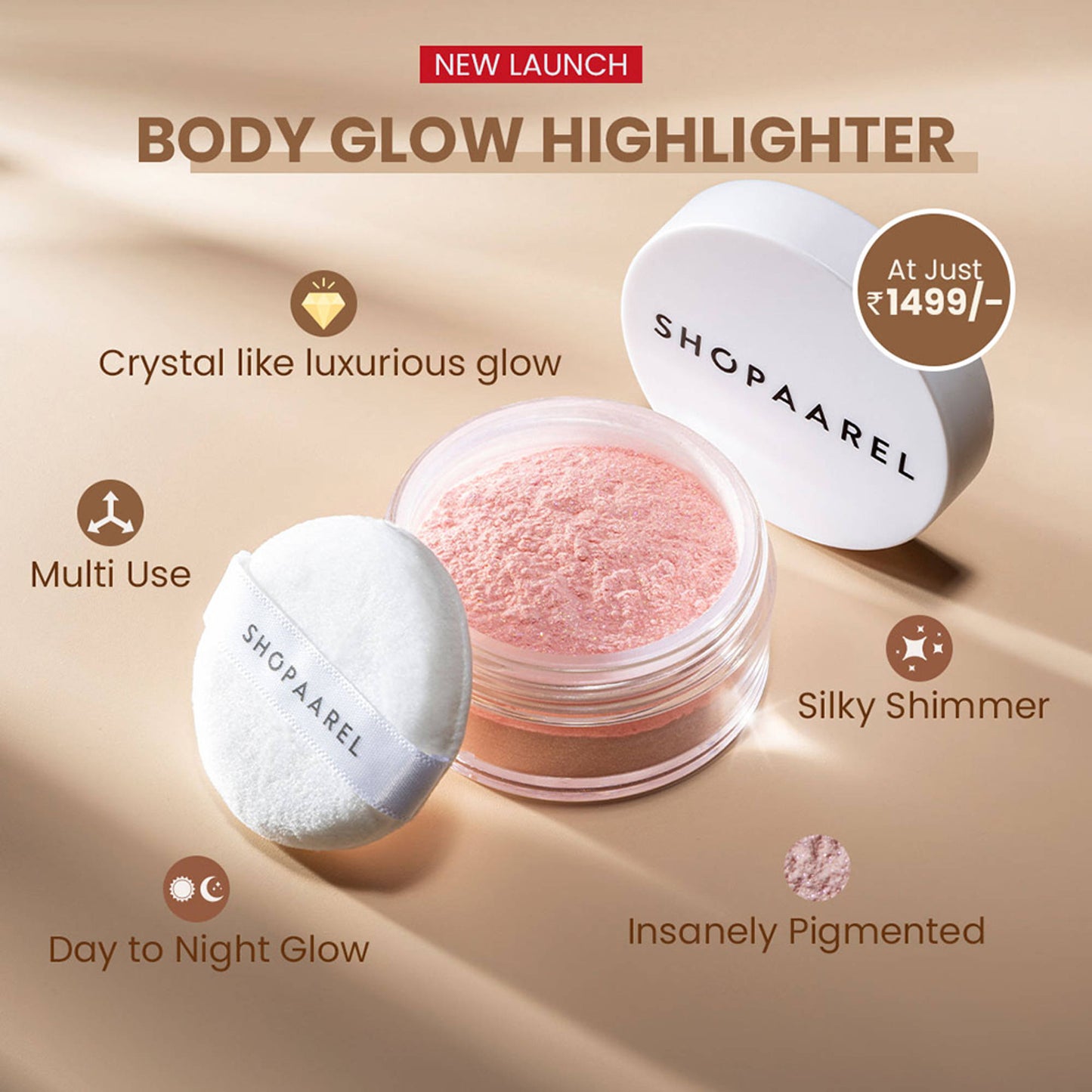 Shopaarel Body Glitter Powder - SH02