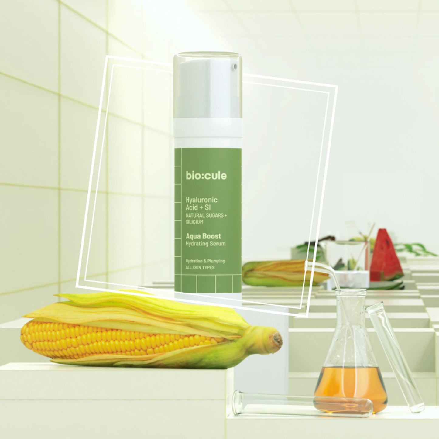Biocule Aqua Boost Hydrating Face Serum - For All Skin Types