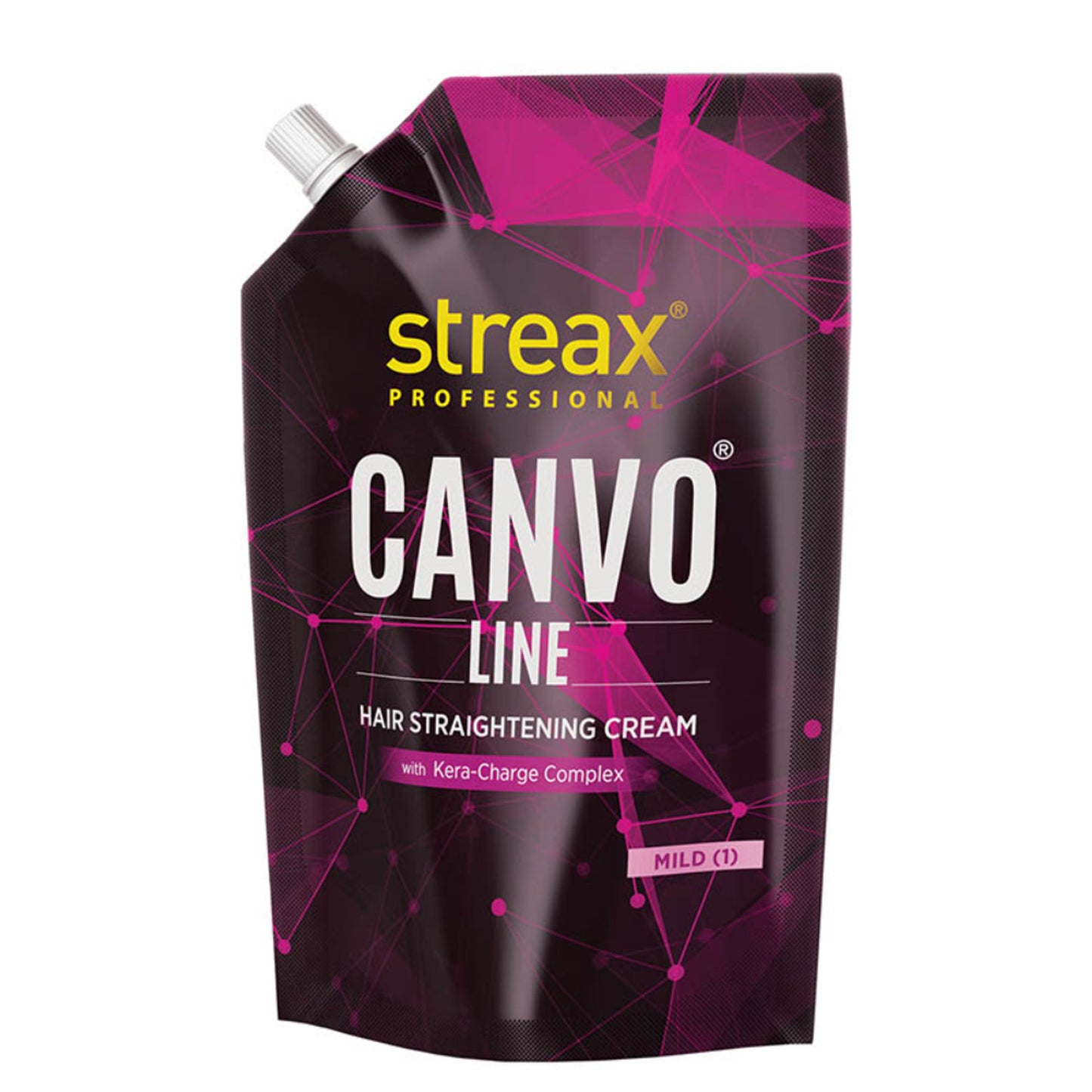 Streax Professional Canvoline Hair Straightening Cream For Curly & Frizzy Hair Mild