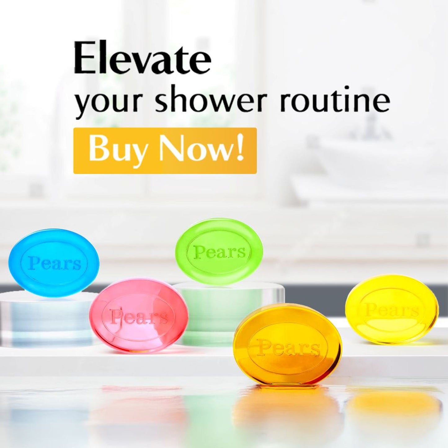 Pears Glowing Skin Collection Variety 5 Bathing Bars