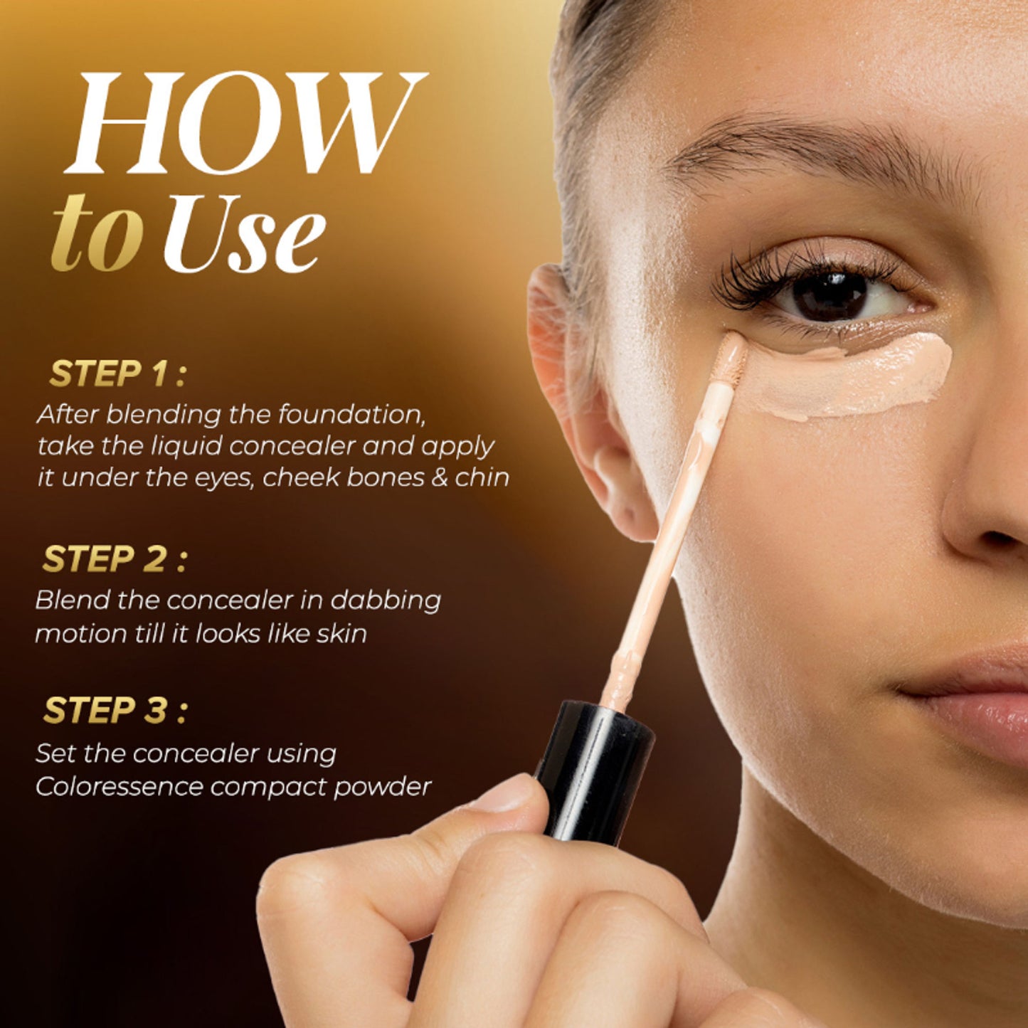 Coloressence Time To Prime - Full Covereage Liquid Concealer - Cream