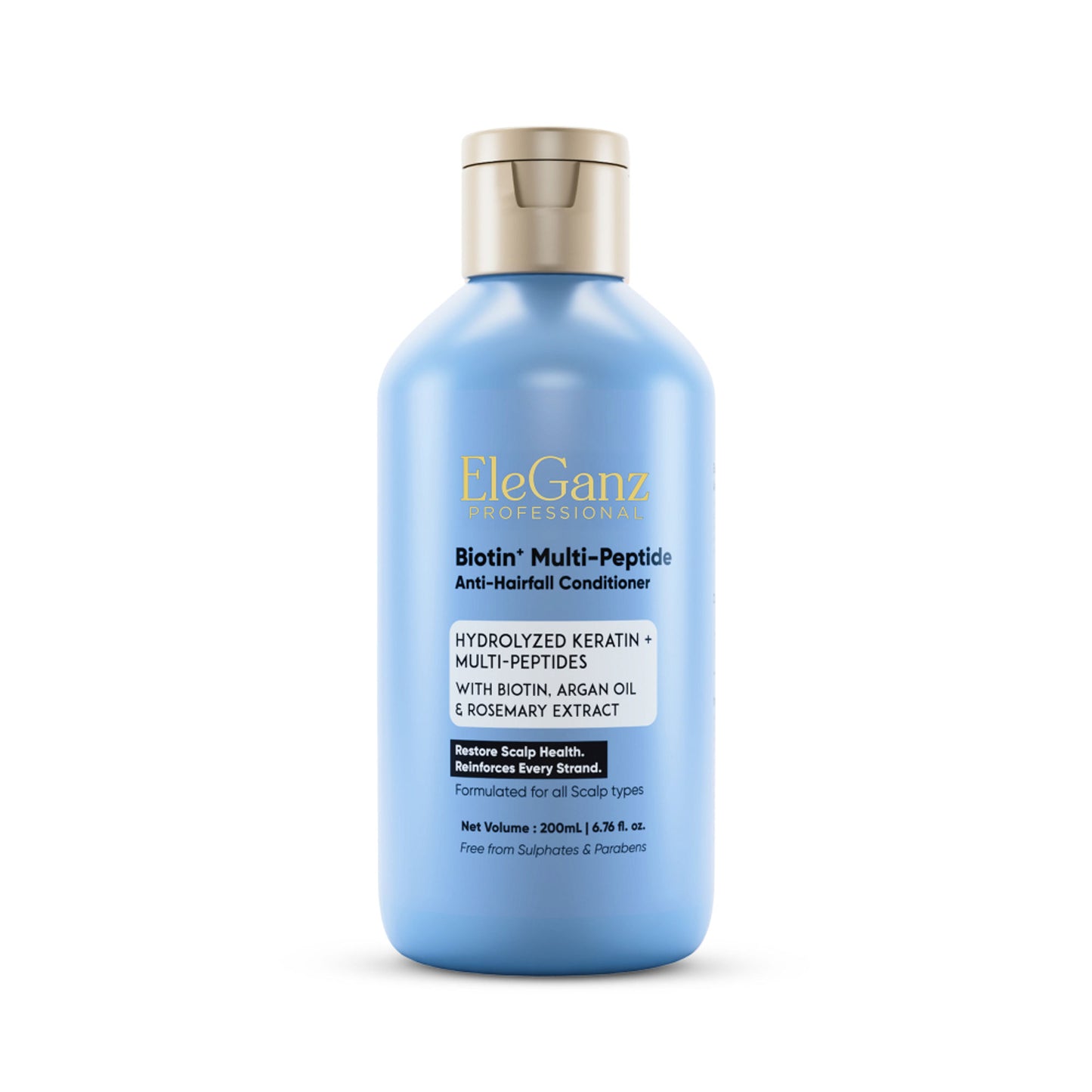 Eleganz Professional Multi-Peptide AntiHairfall Conditioner with Rosemary reduces Hairfall