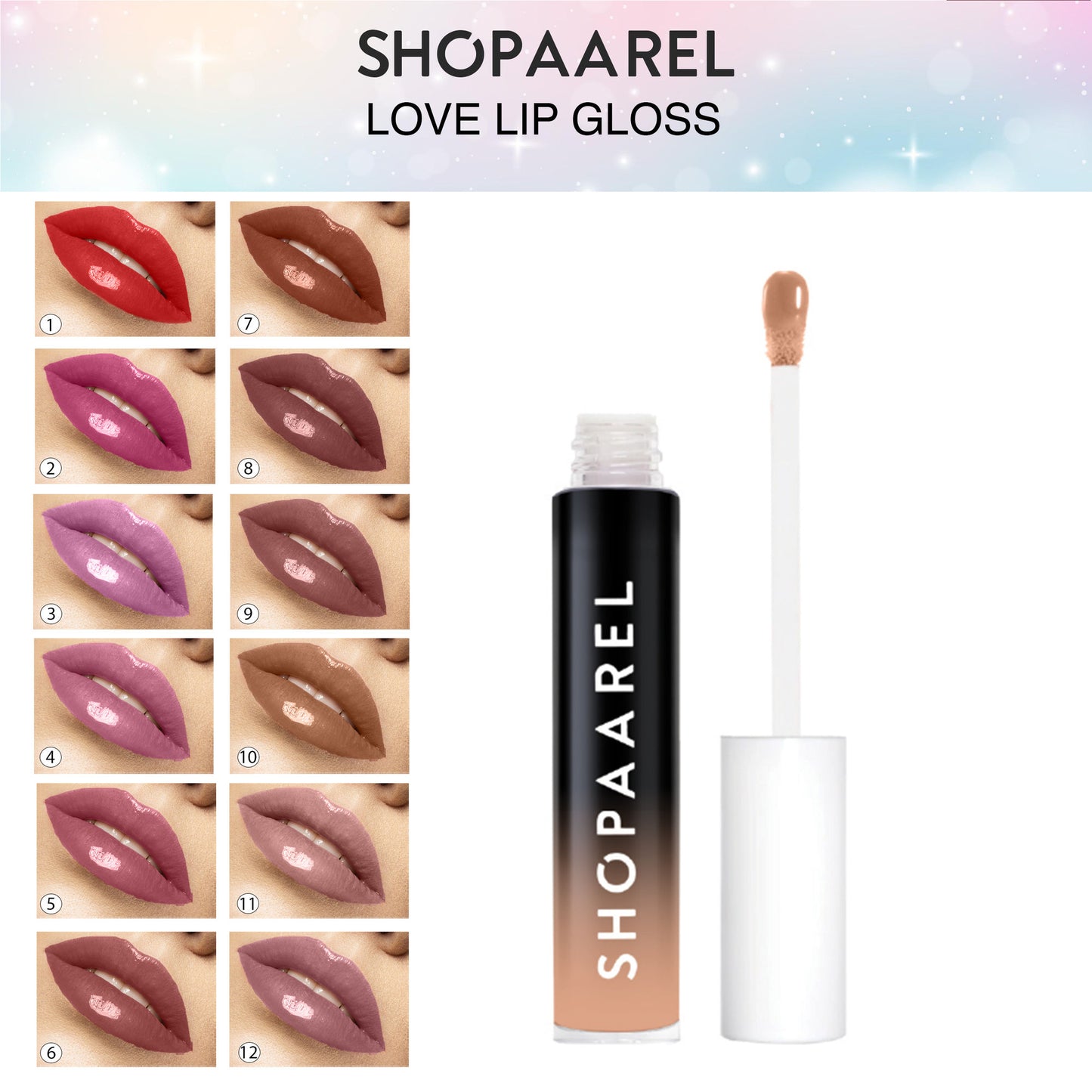 Shopaarel Gloss Love Lip Gloss - SPL10